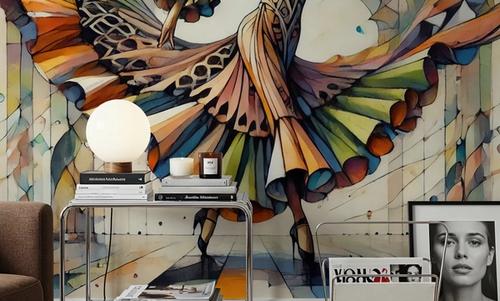 Flamenco Dancer in Art Deco
