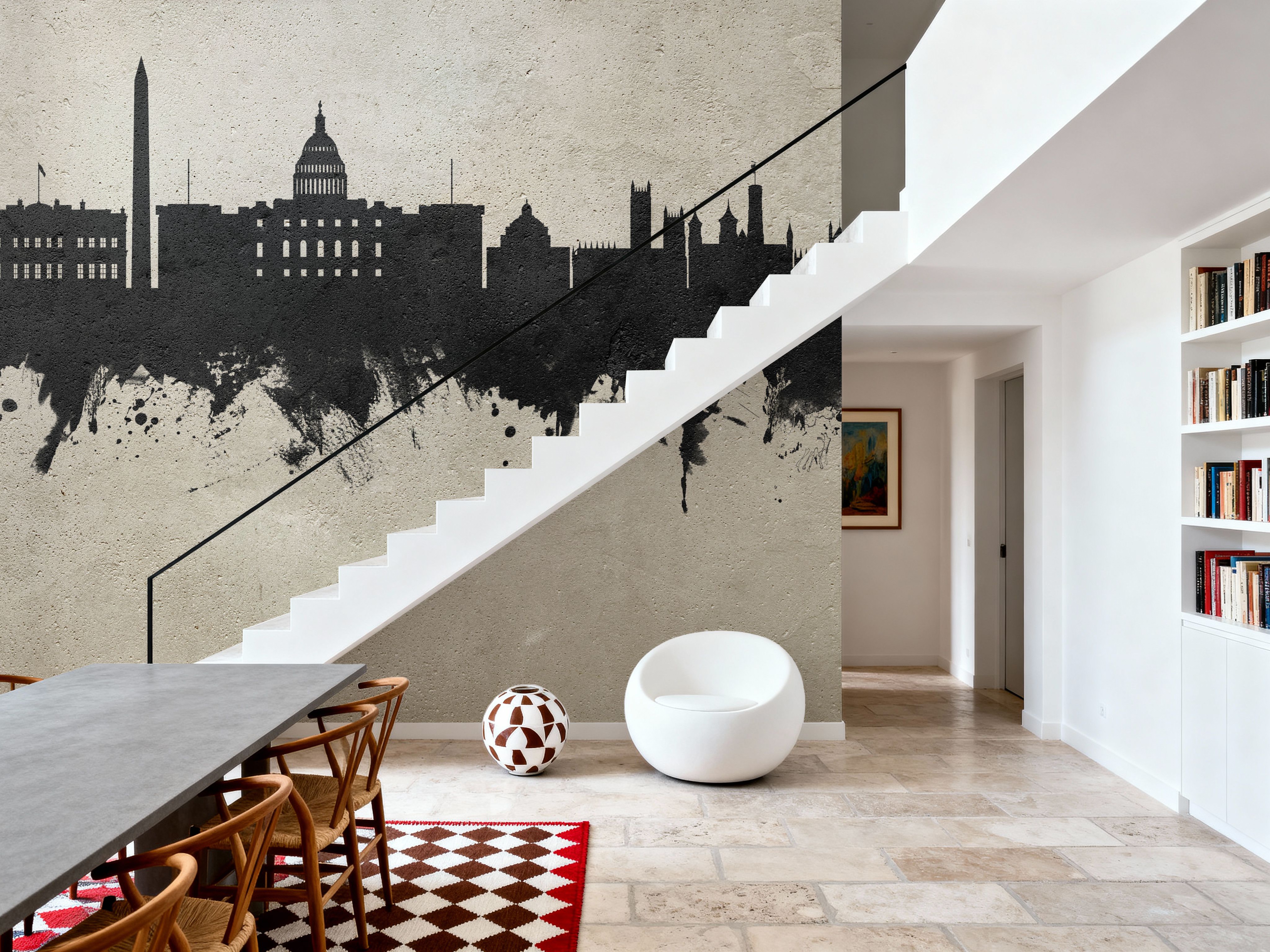 Washington DC Skyline Concrete