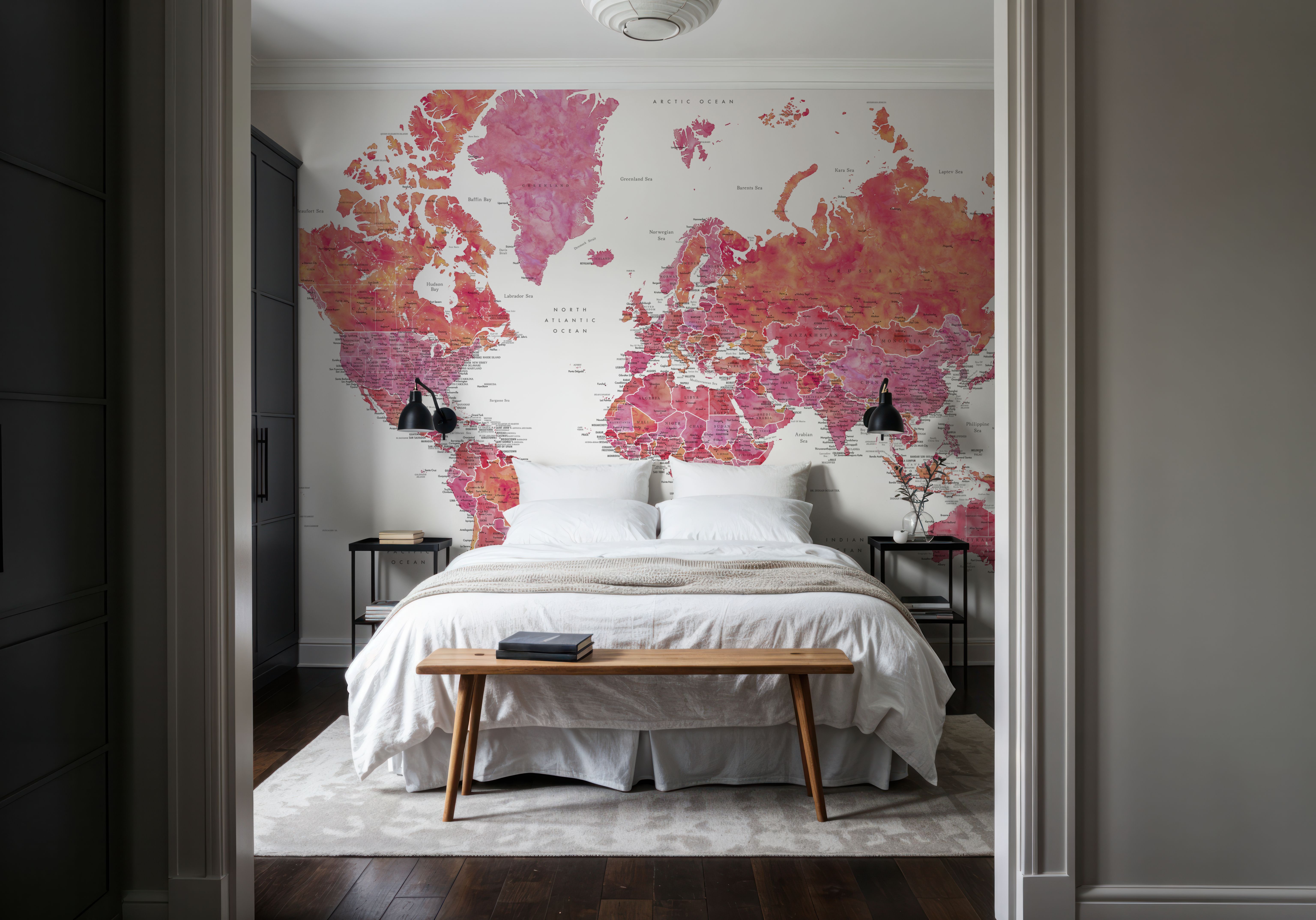 World Map Cities - Tatiana