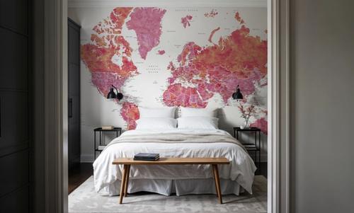 World Map Cities - Tatiana