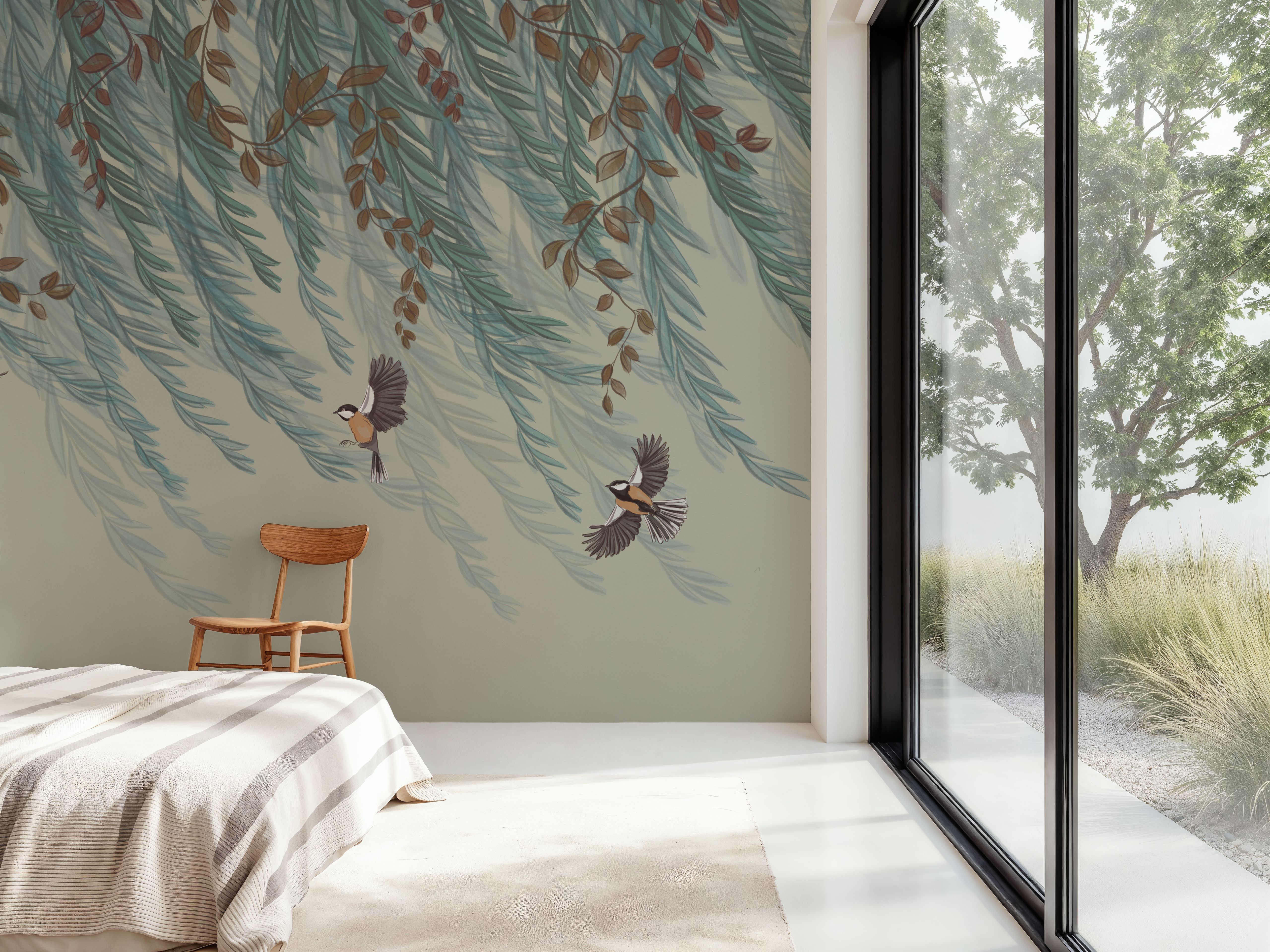 Willow & Birds, Pistachio