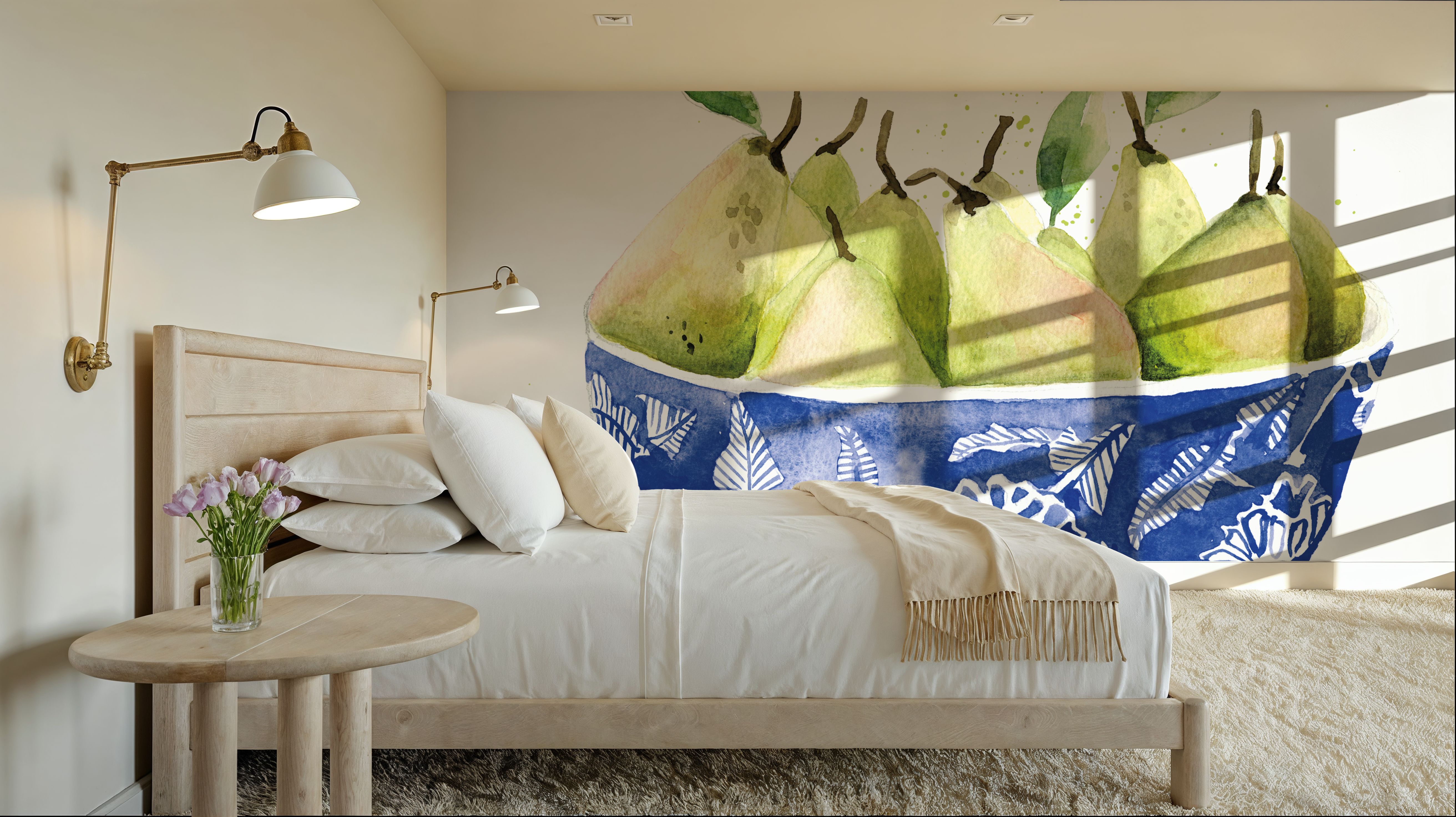 Elegant Pears, Tapeten