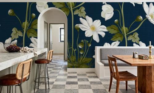 White Anemones, Denim