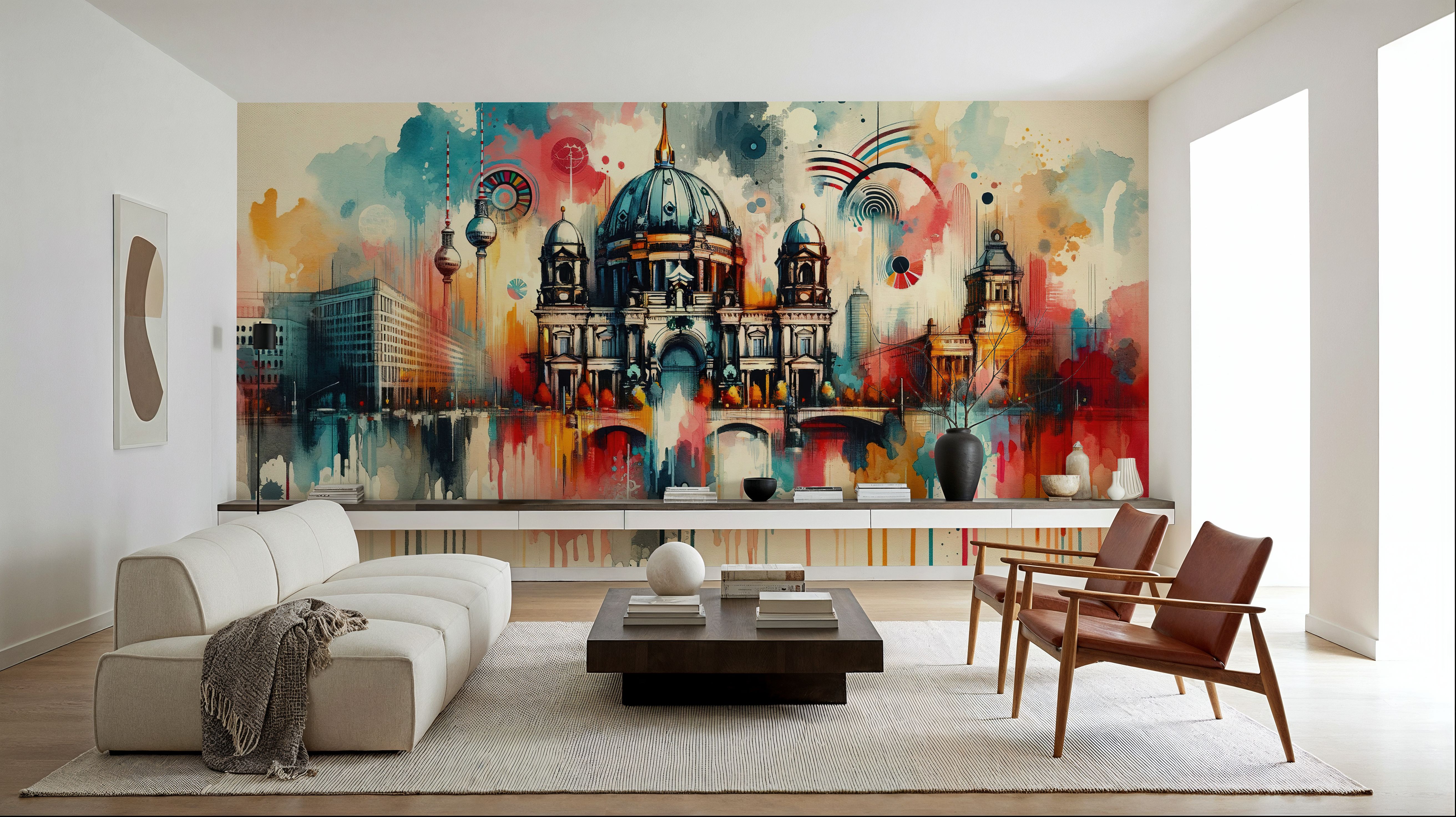 Watercolor Skyline Berlin