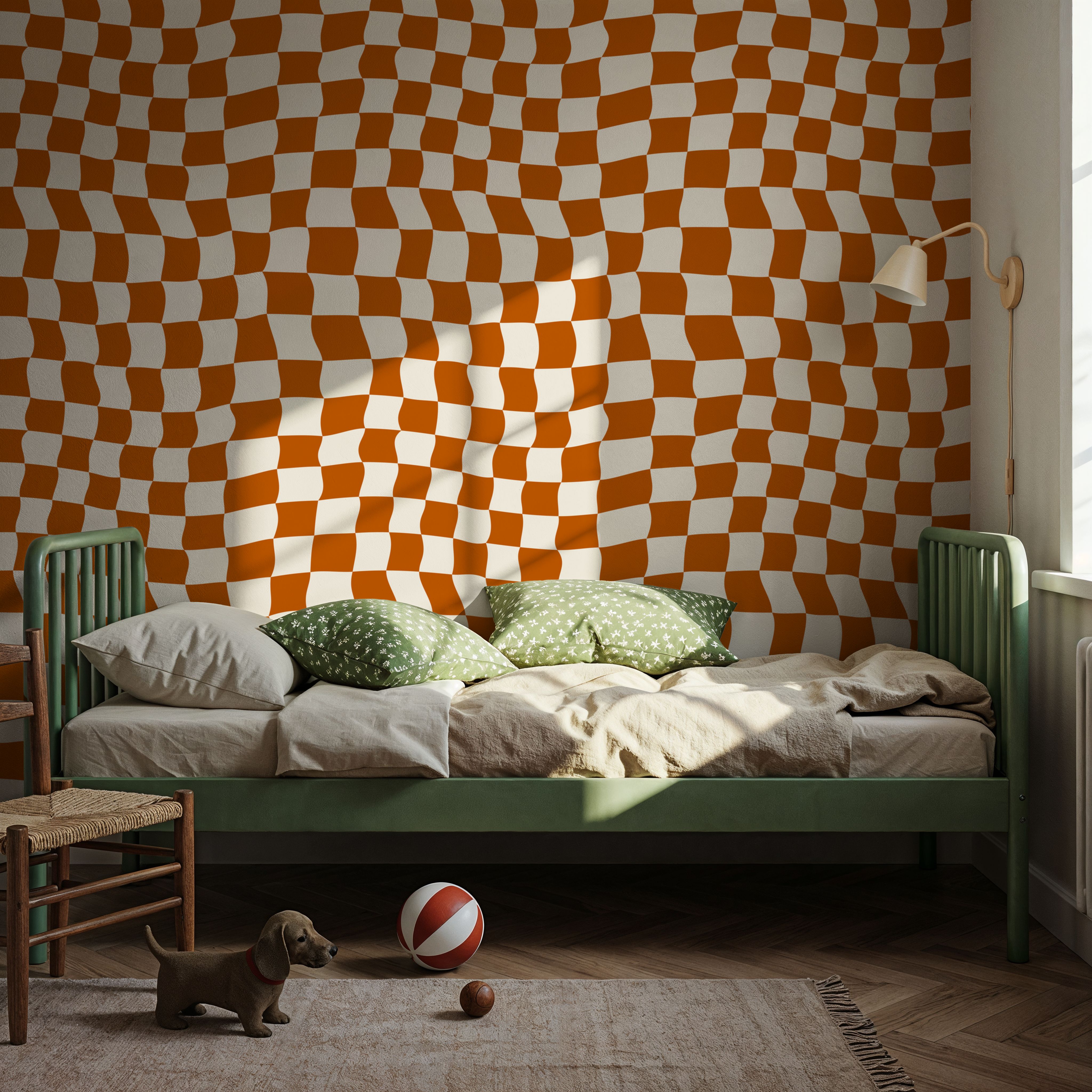 Warped Checkerboard, Brick