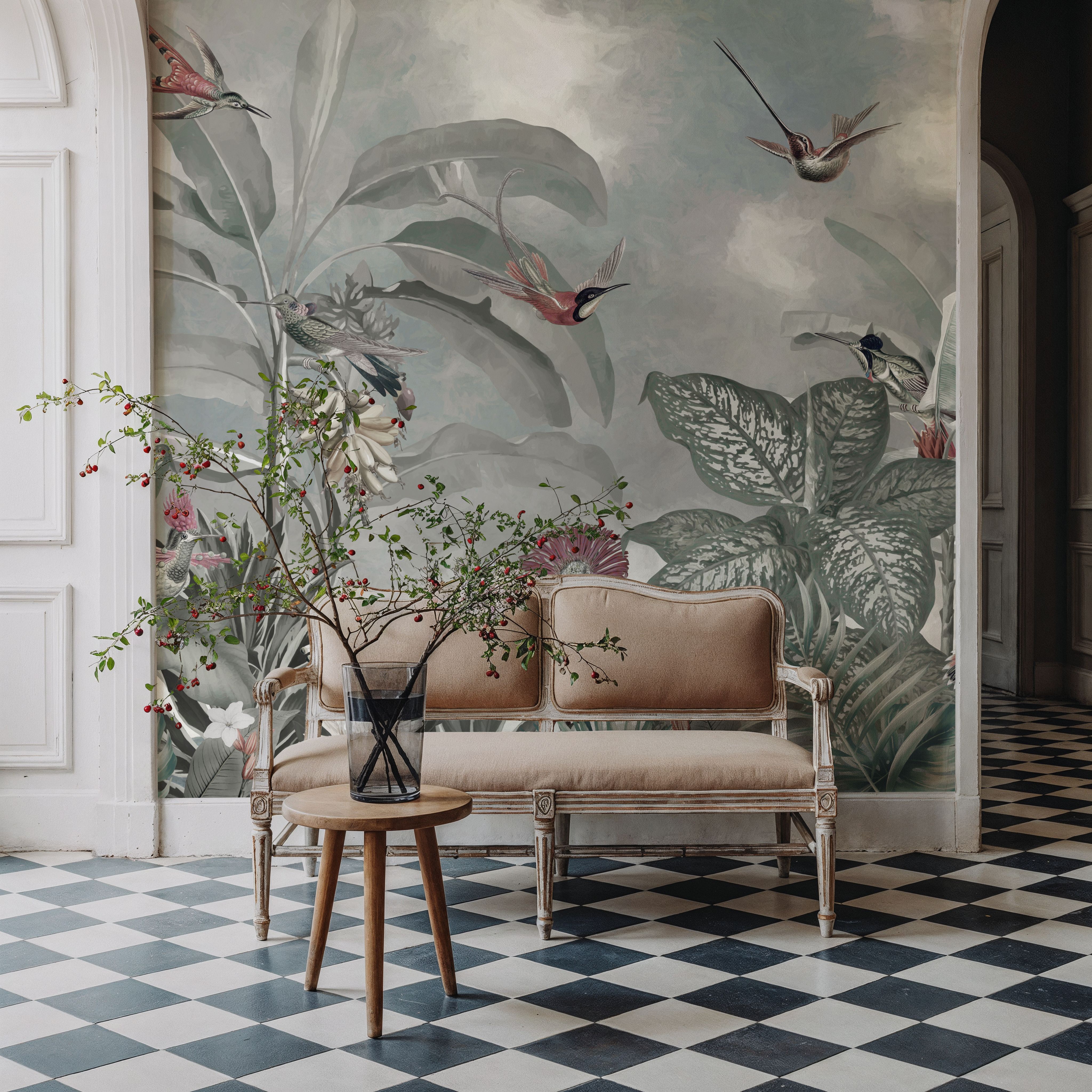 Birds of Paradise Blue