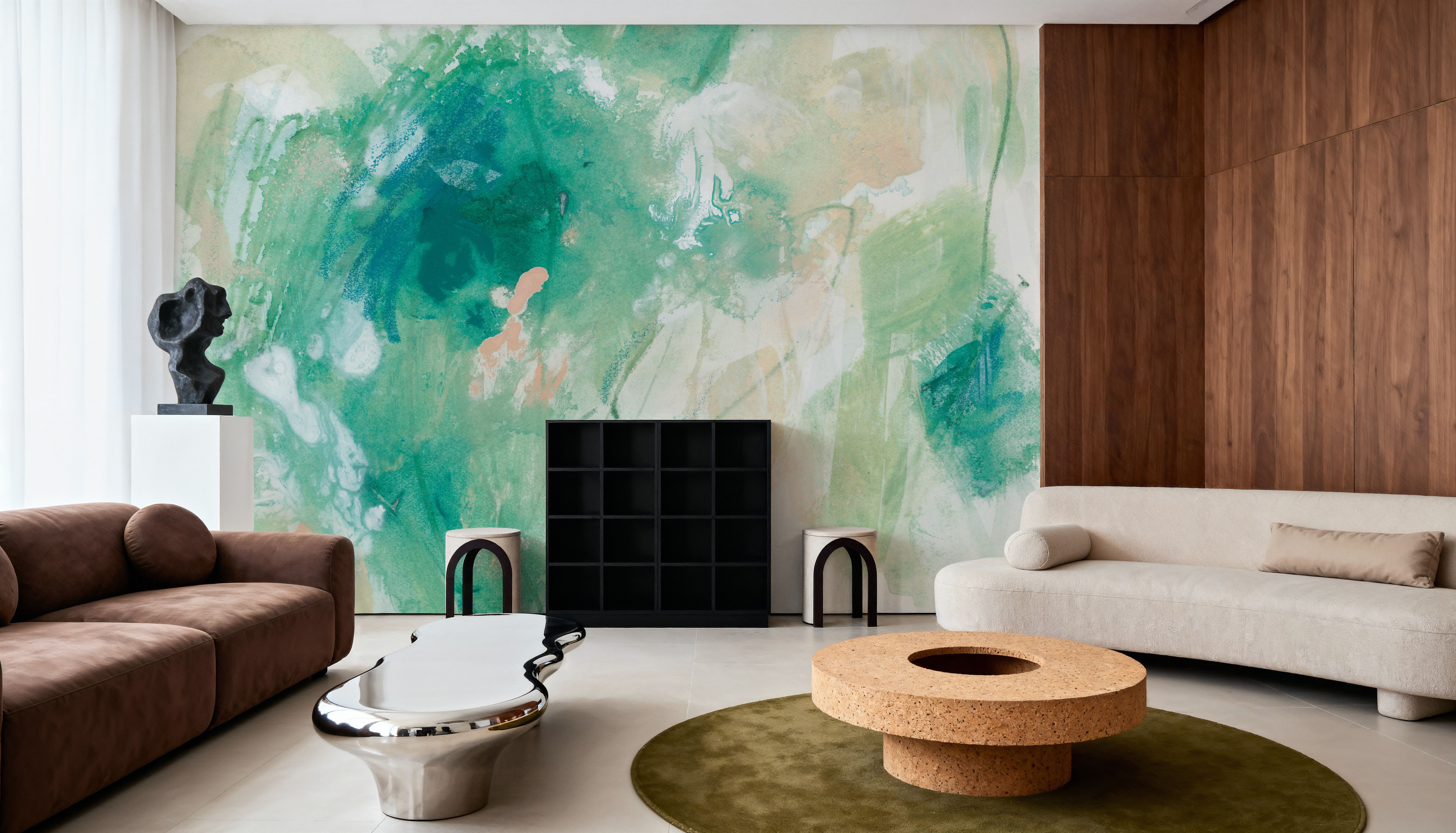 Verdigris and Melon I