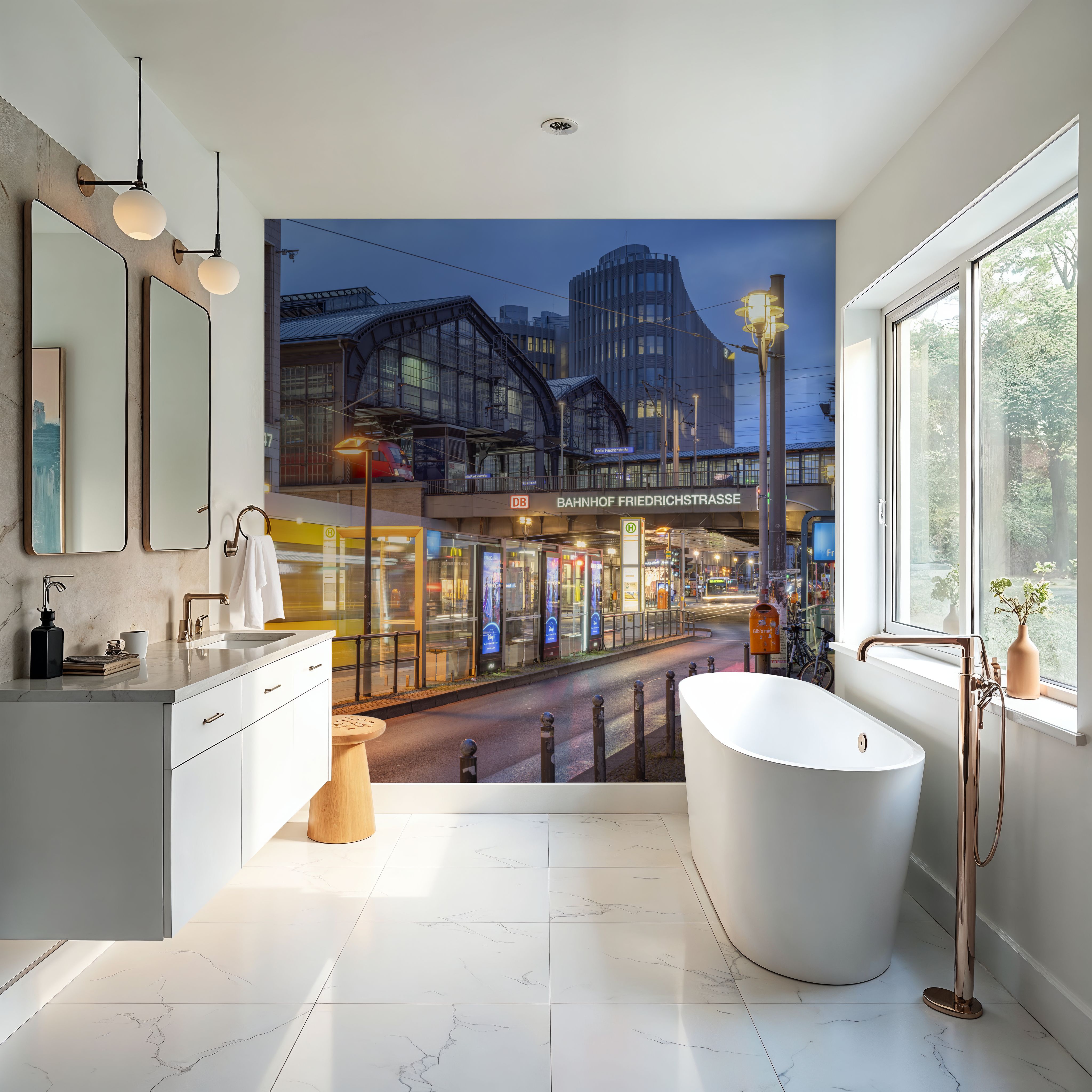 Bahnhof Friedrichstraße, Wallpaper