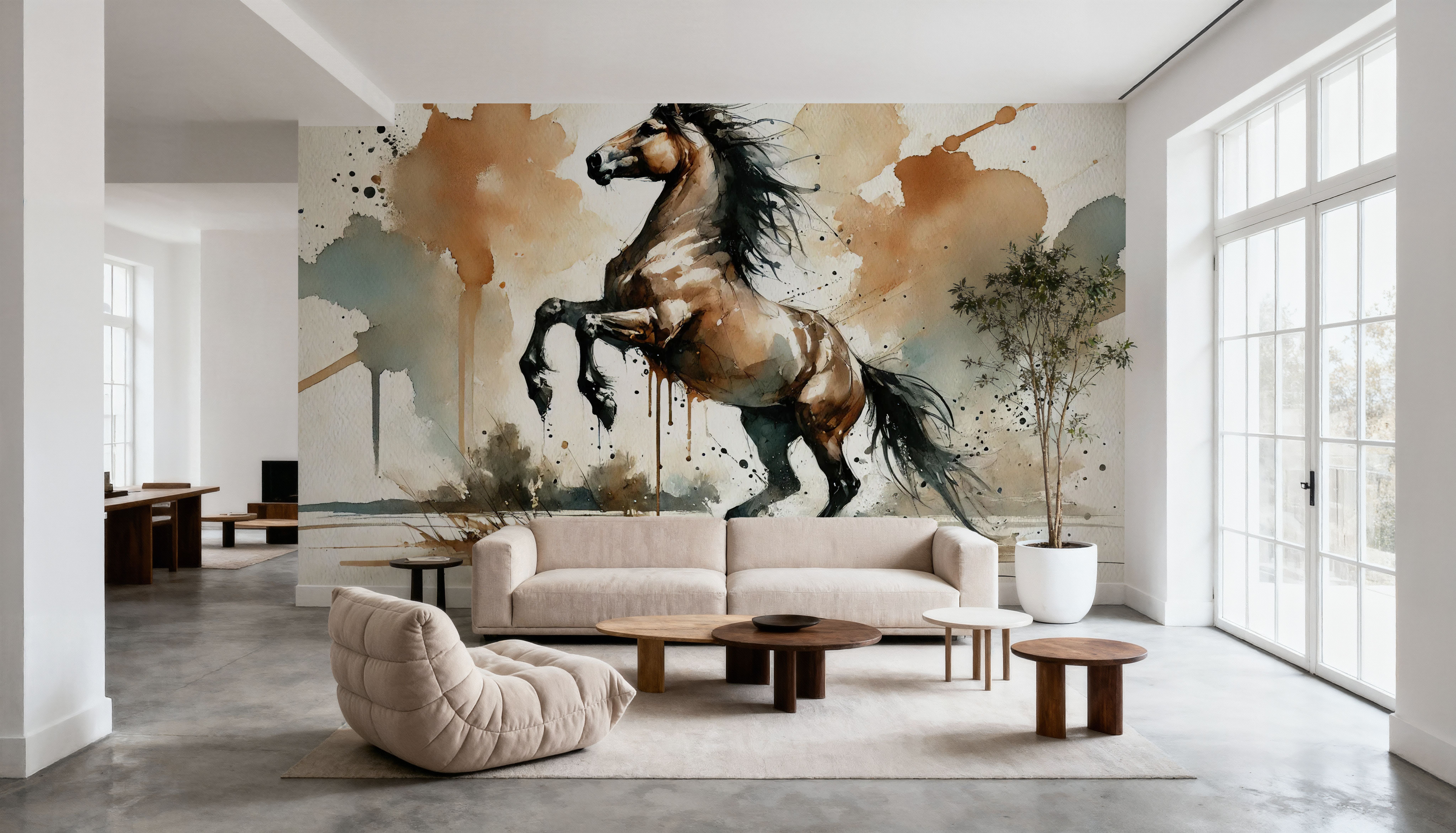 Fiery Horse Elegance