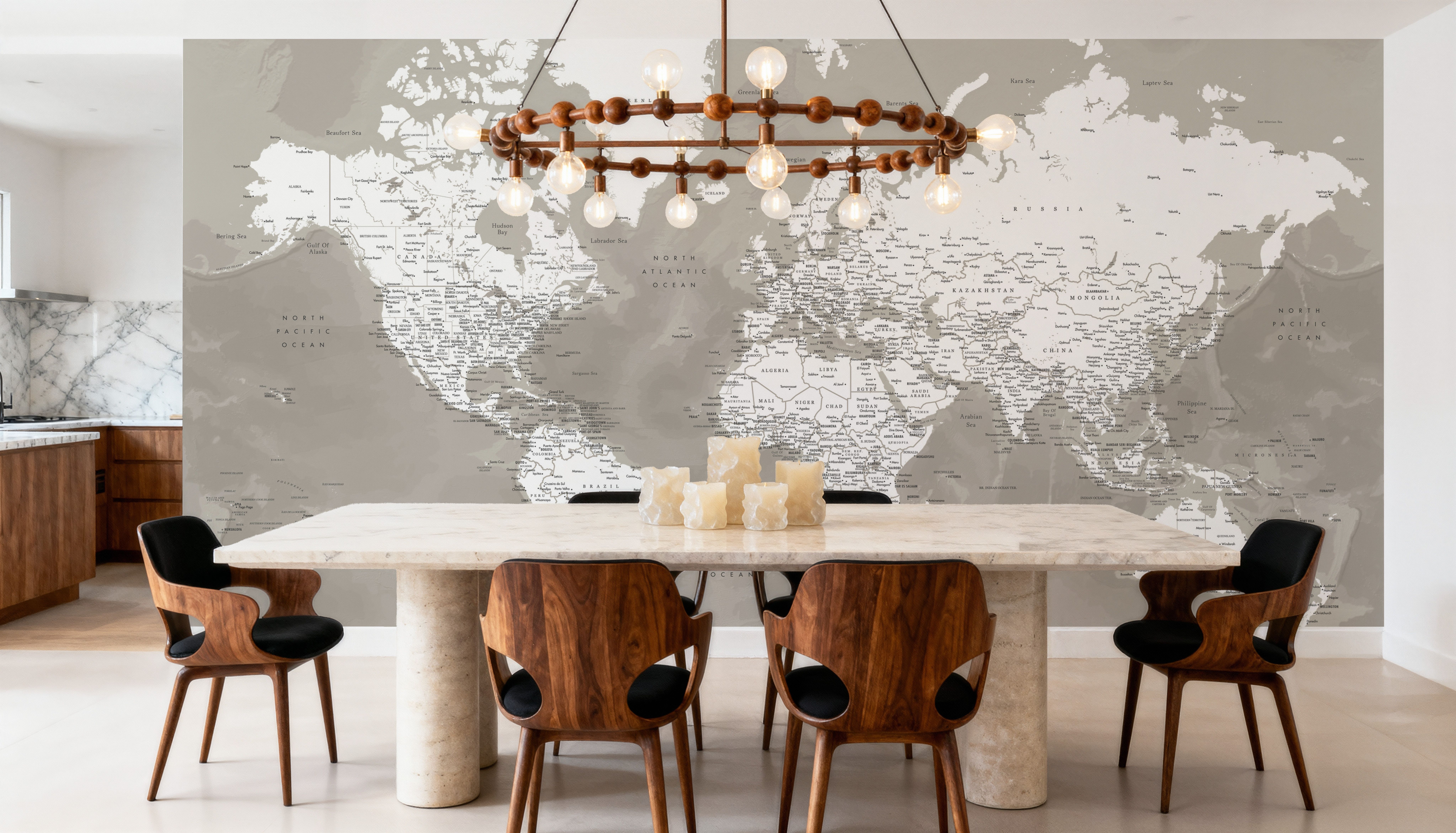 World Map Cities - Orien