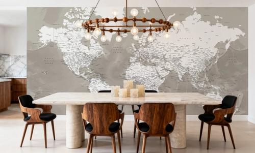 World Map Cities - Orien