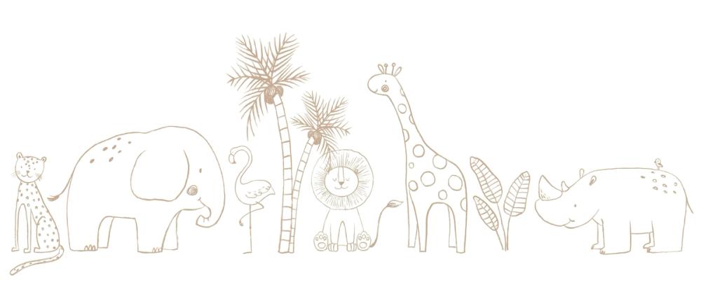 Calm & Cute Baby Animals, Beige