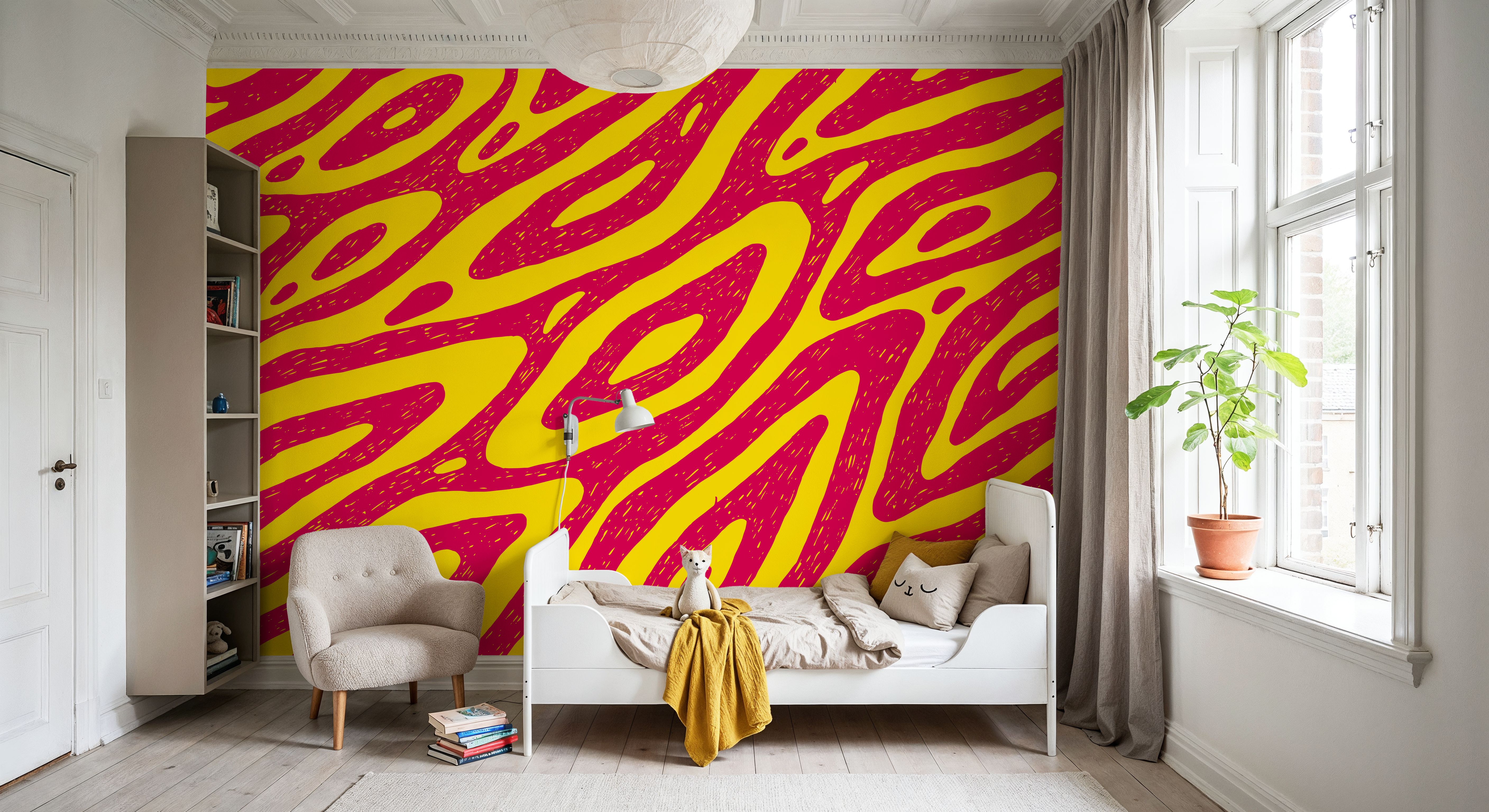 Fantasy Zebra, Papier peint