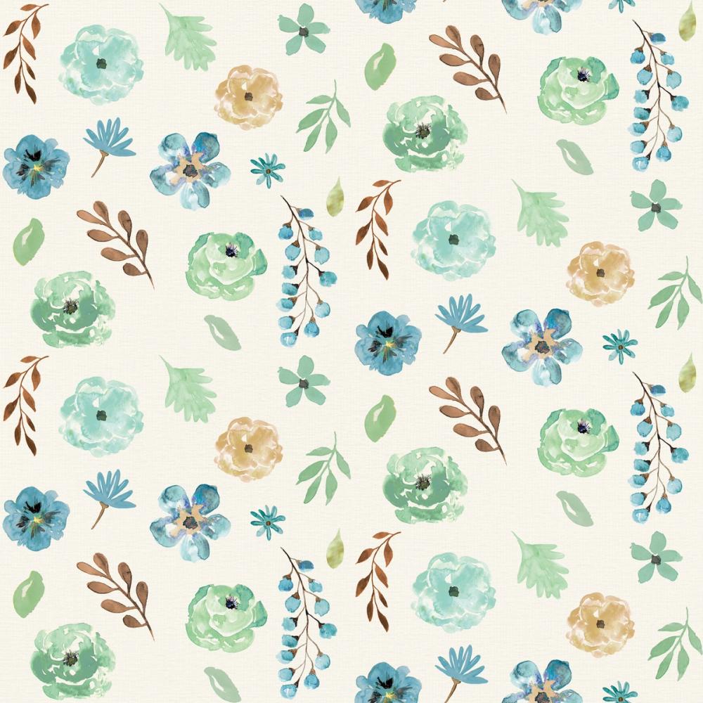 Flutterby Flowers White