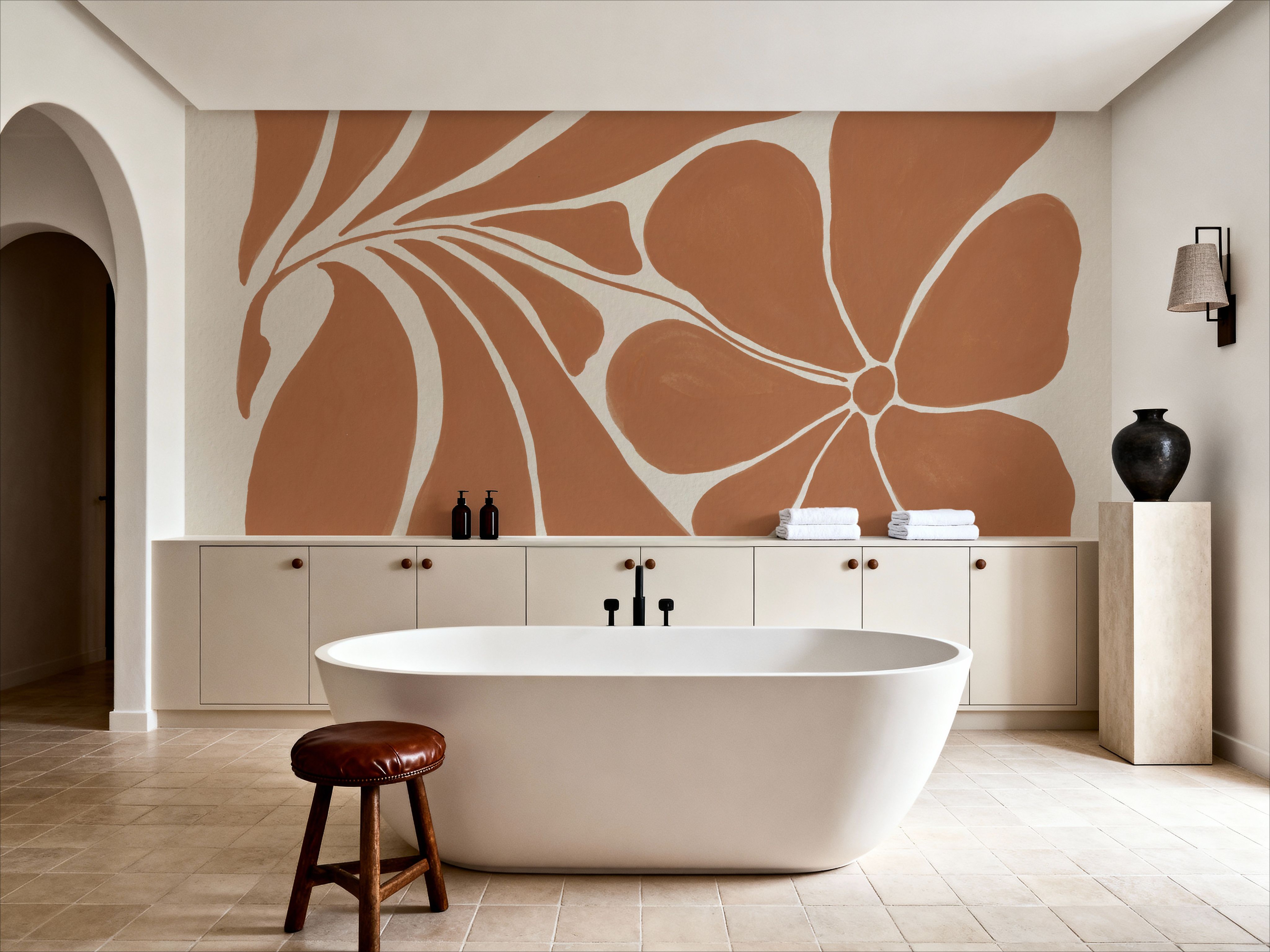 Blooming Joy I Terracotta