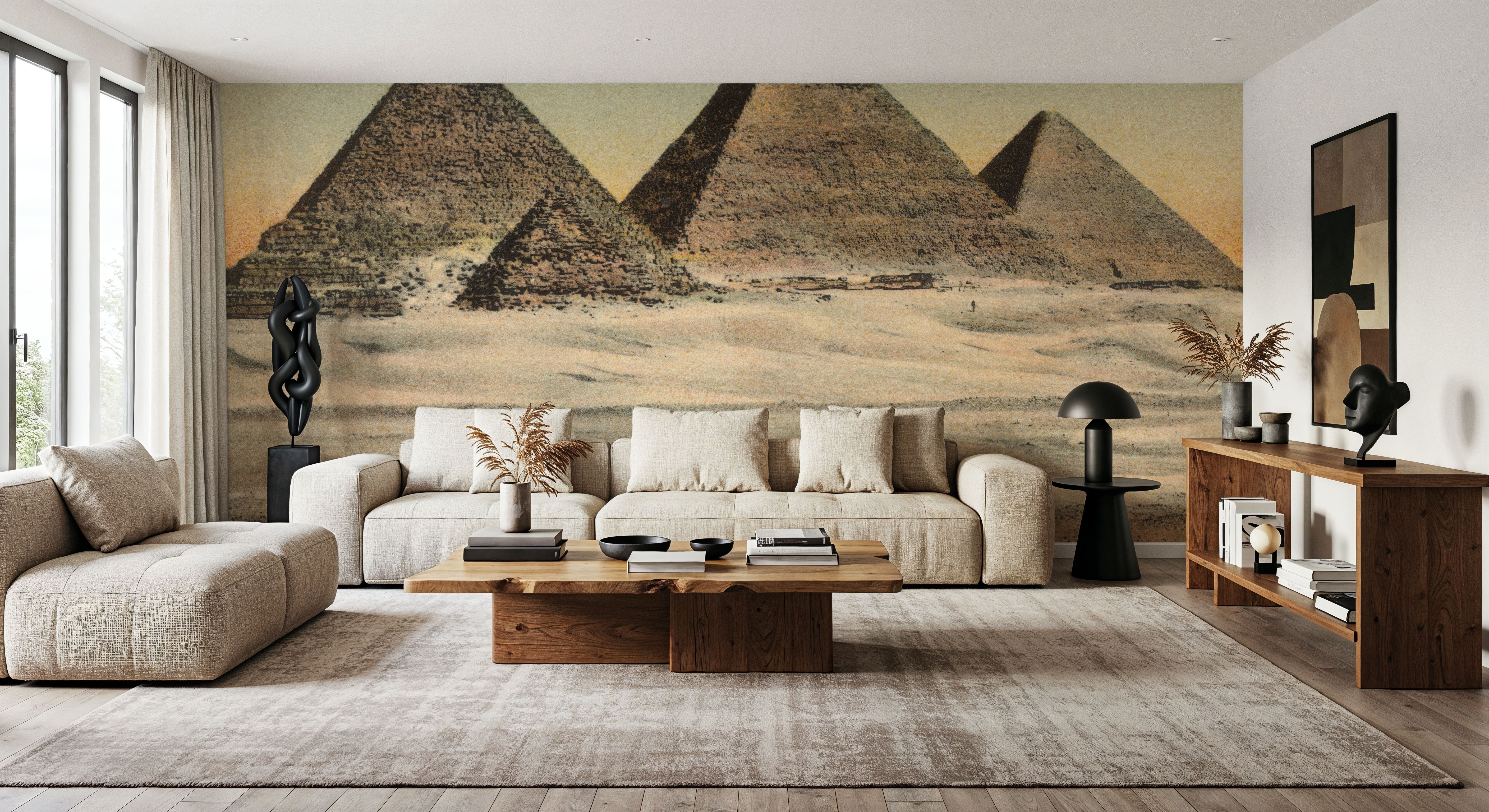 Cairo Pyramids - Screenprint