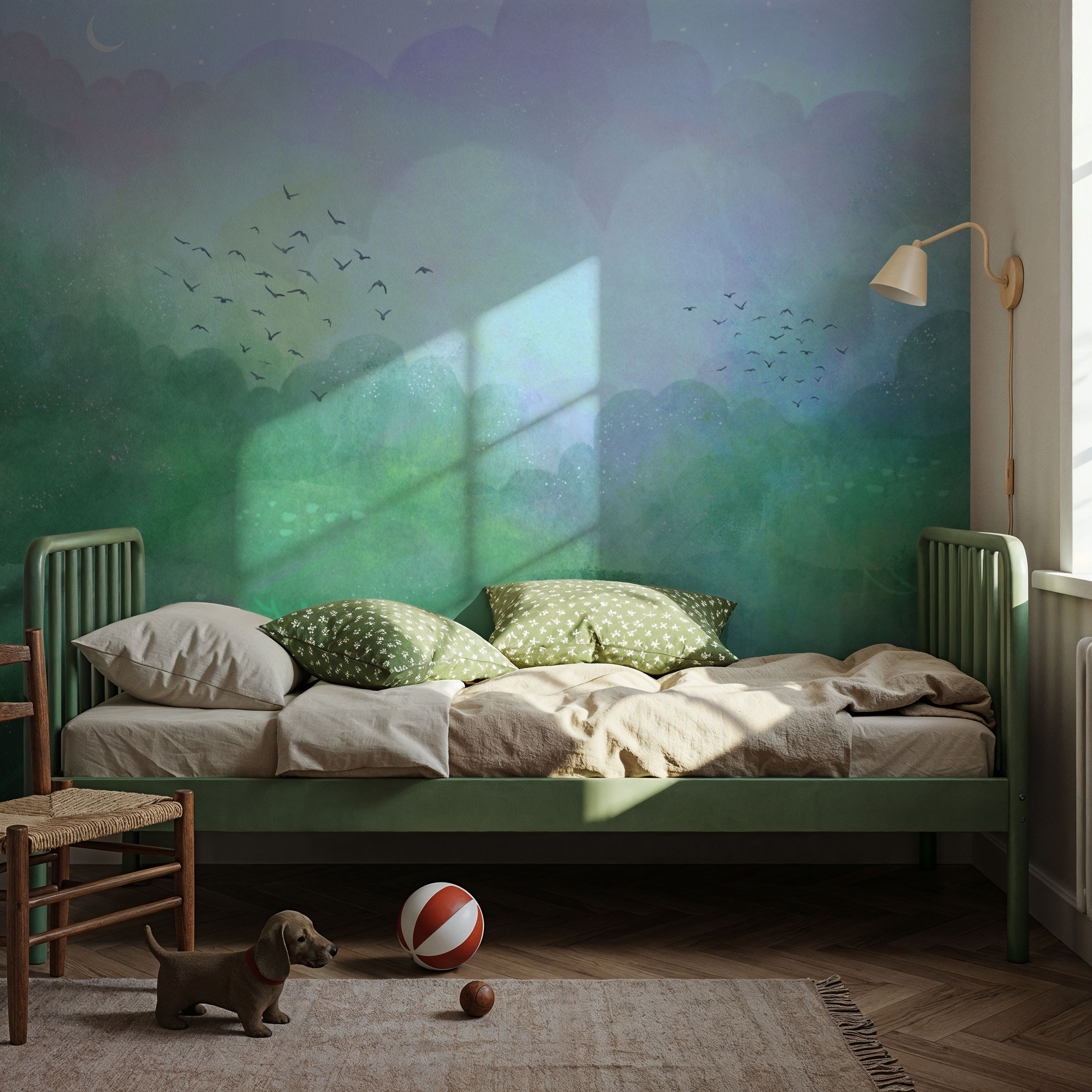 Dreamy Landscape, Powder Blue