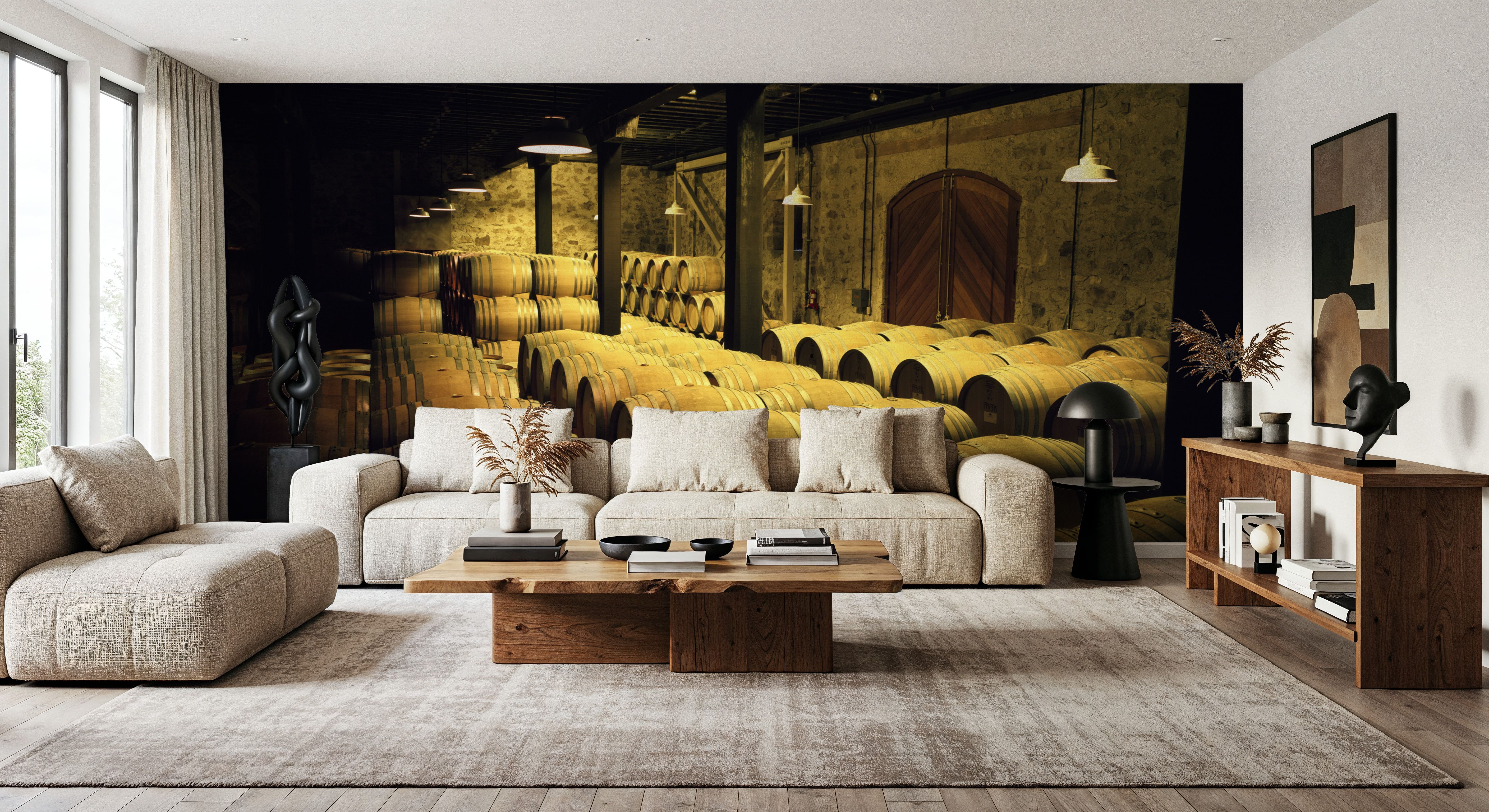 Barrels in a Cellar