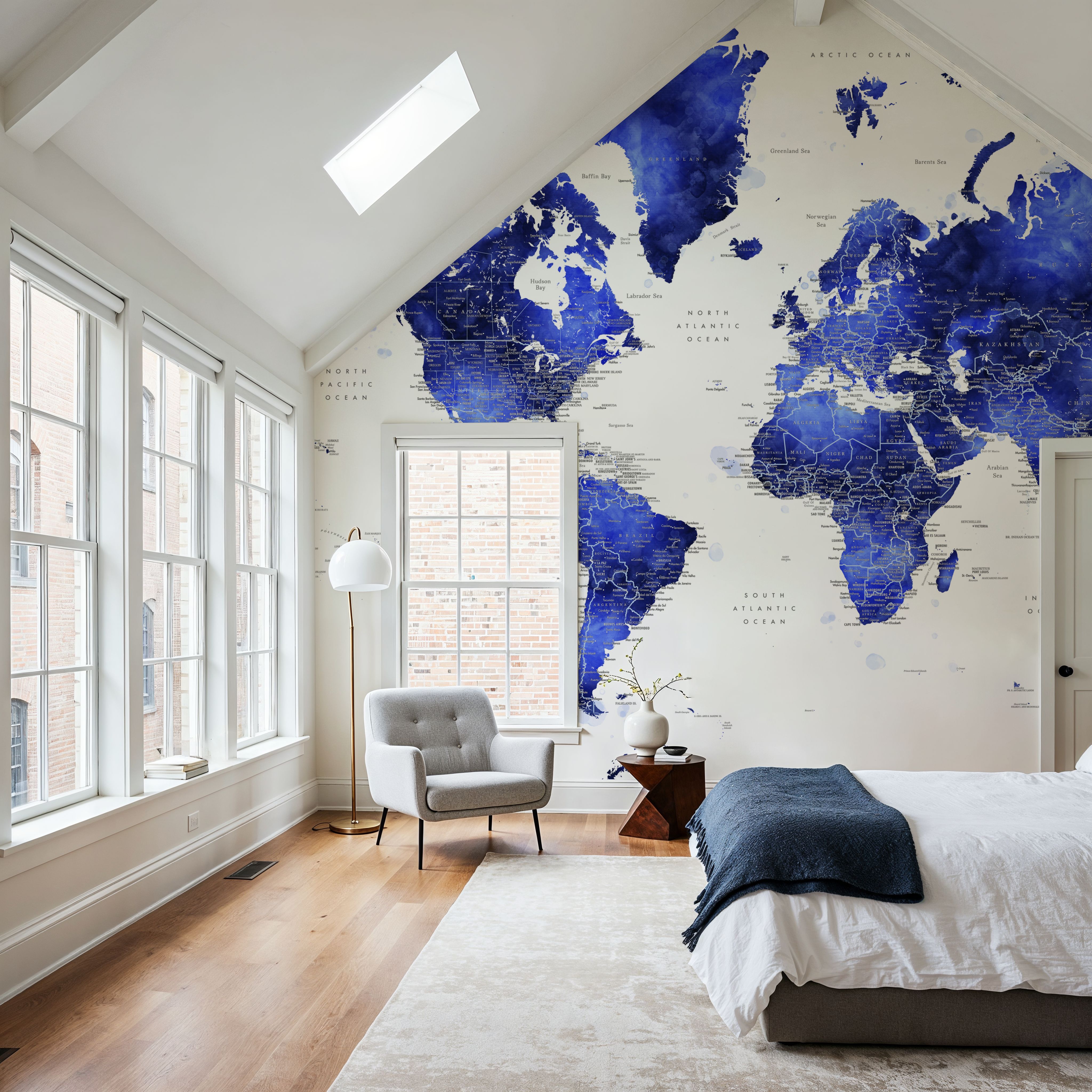 World Map Cities - Crisalida