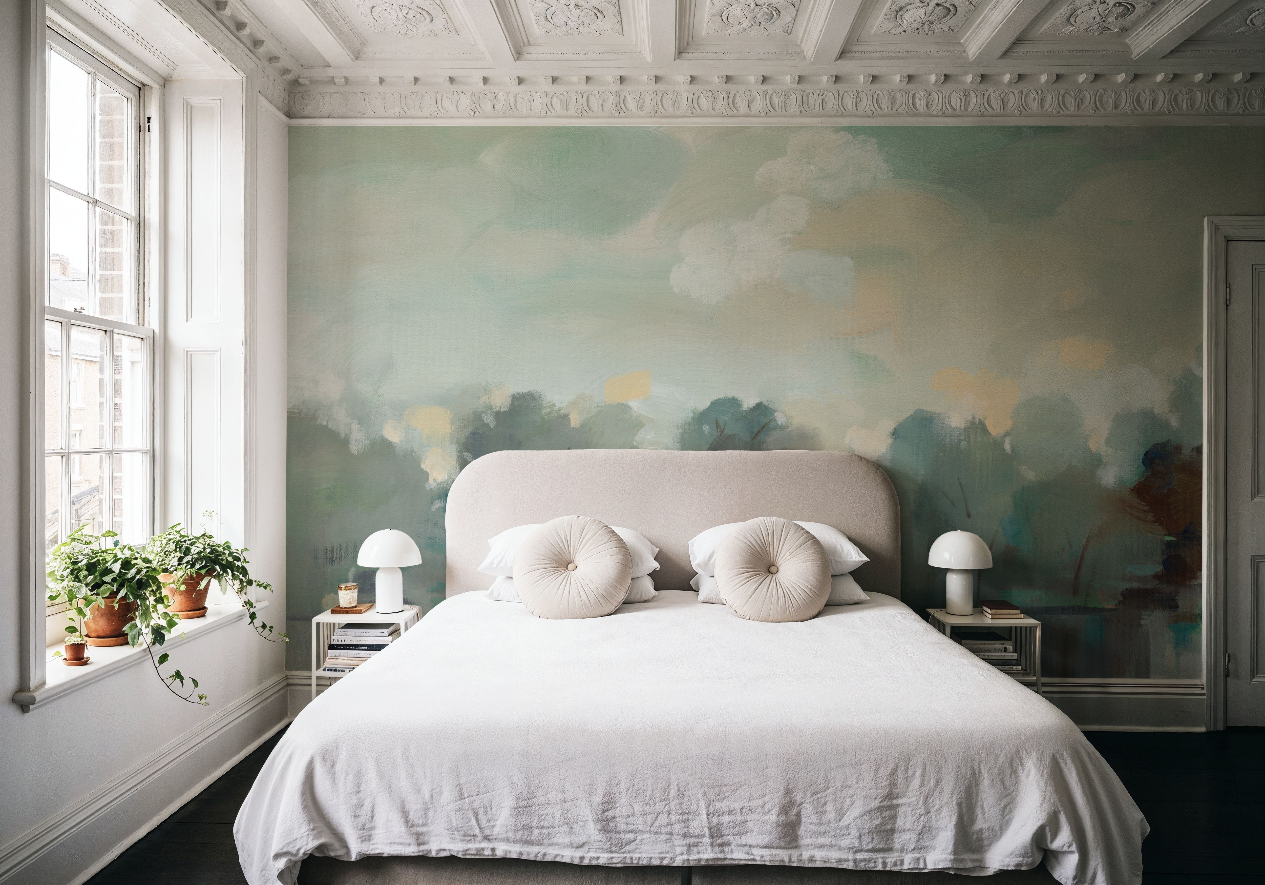 Indigo Haze, Carte da parati