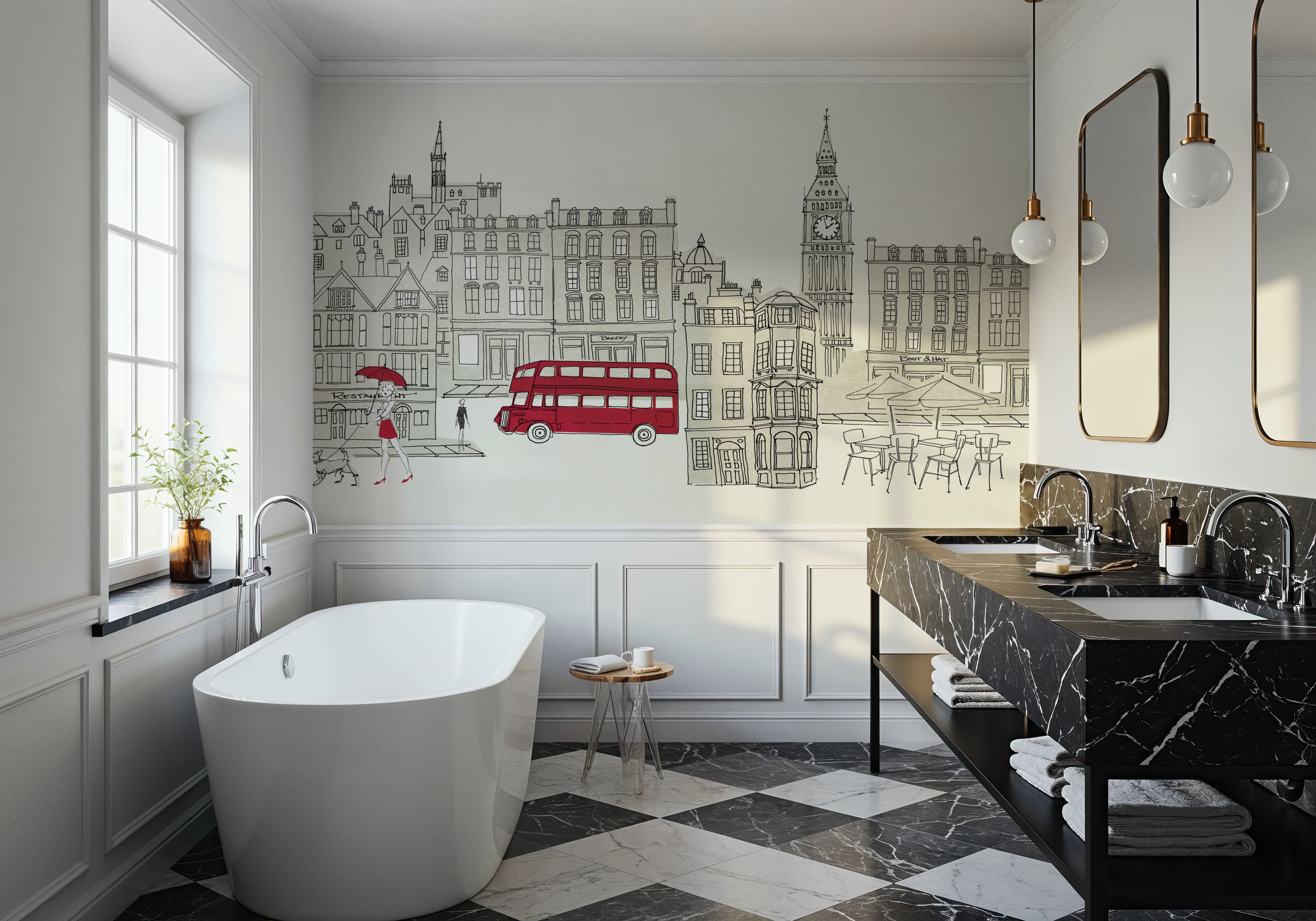 World Cafe London, Wallpaper