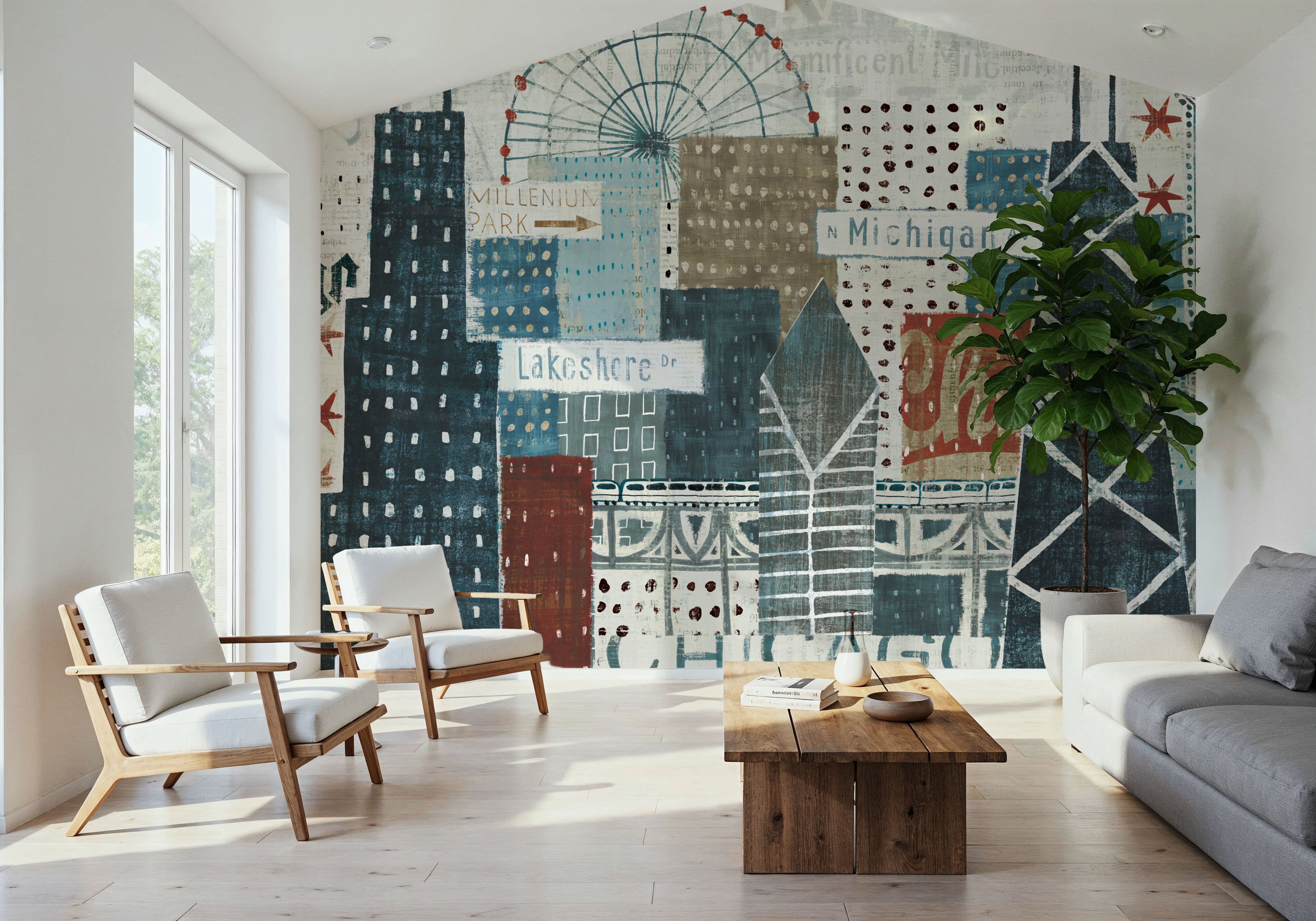 Hey Chicago, Wallpaper