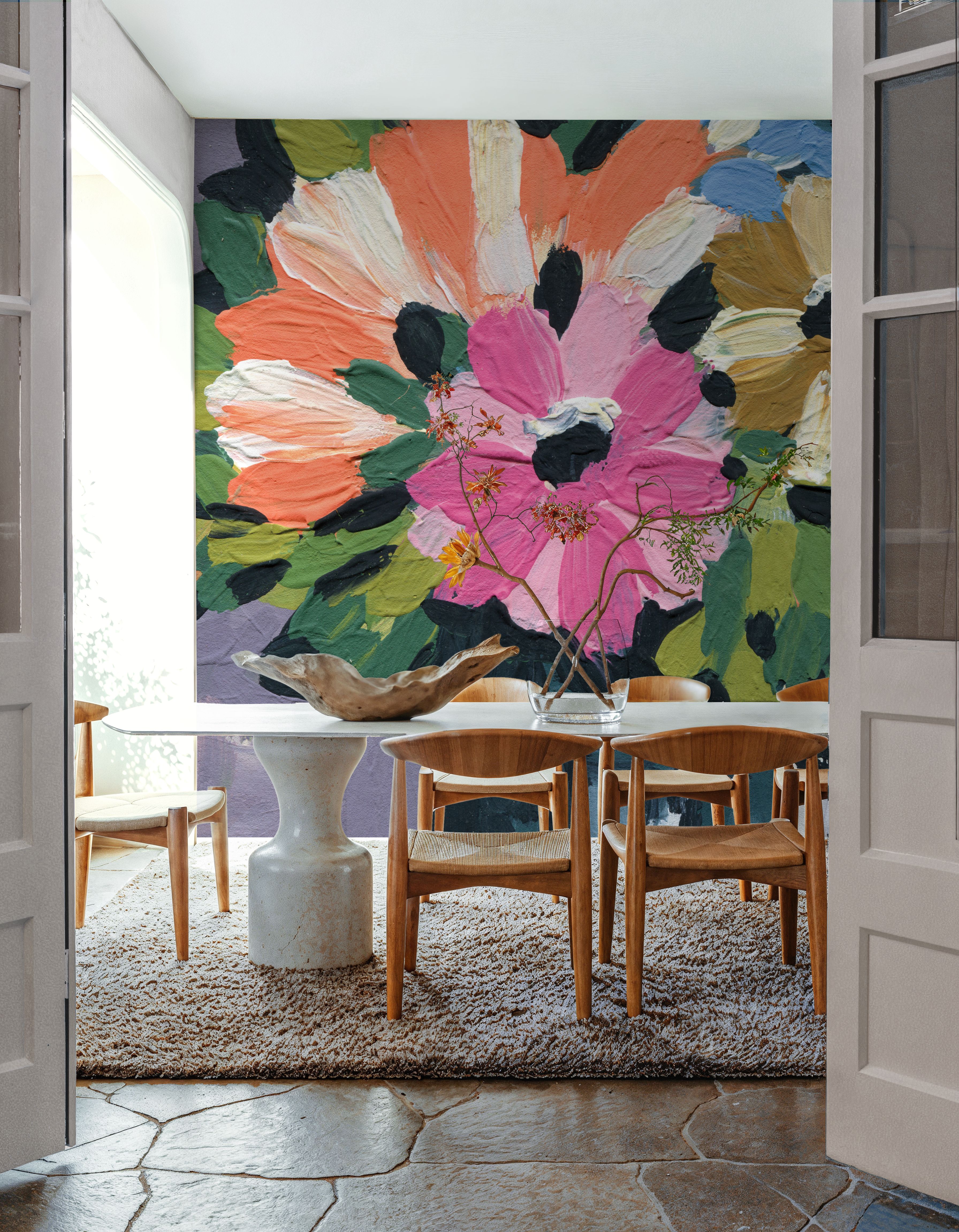 Painterly Florals in Vase I