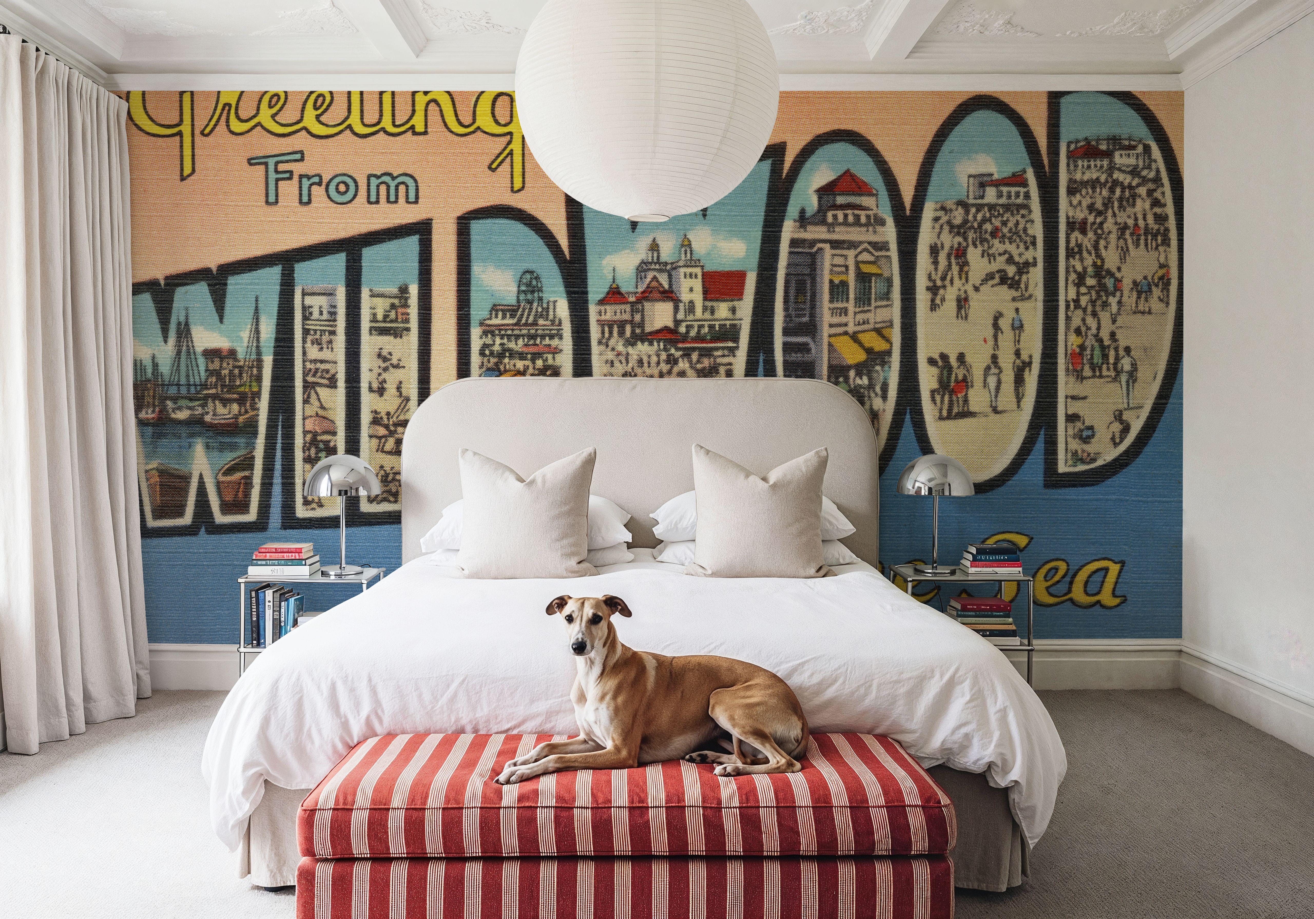 Greetings from Wildwood - Screenprint Postcard, Tapeten