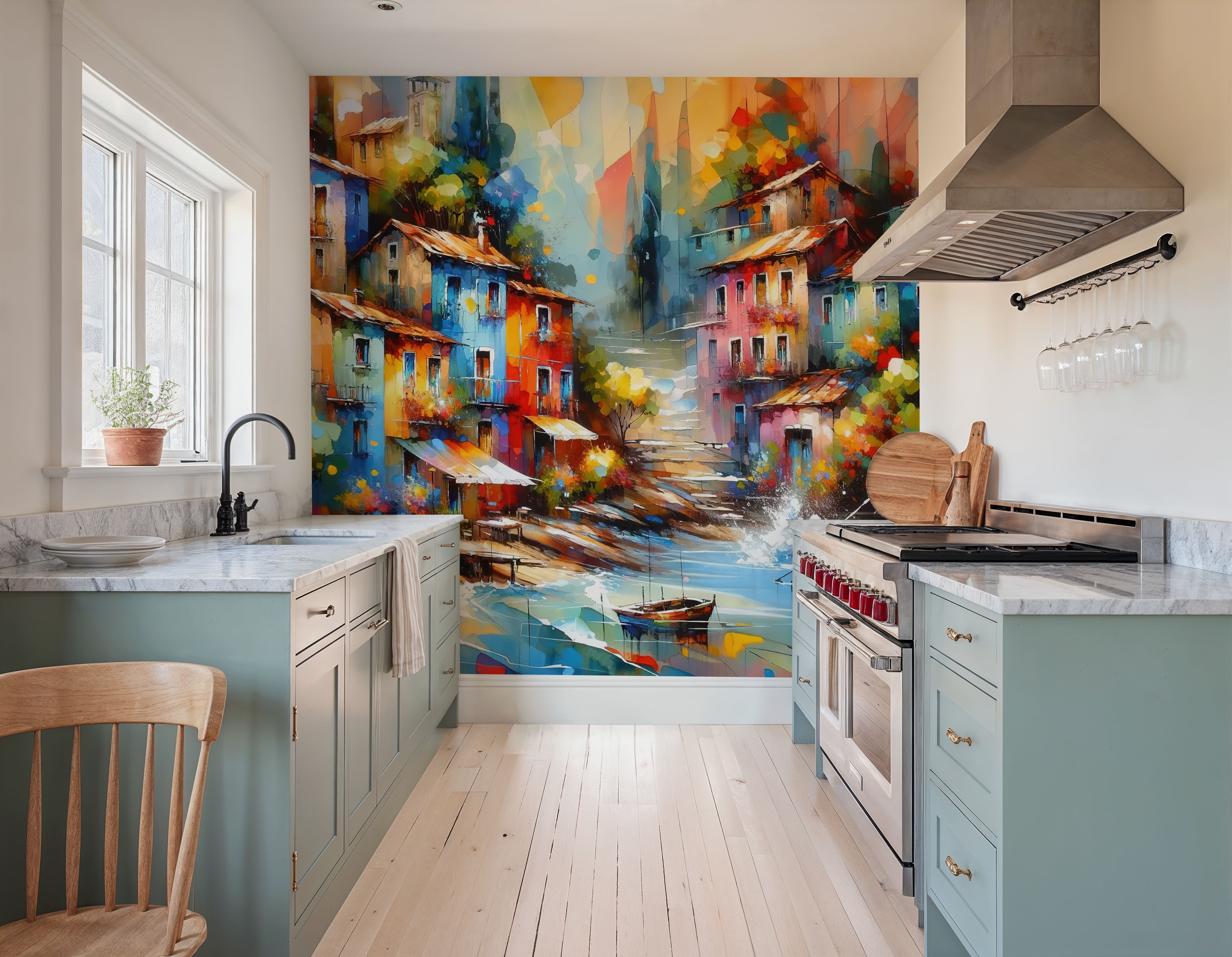 Vibrant Seaside Life