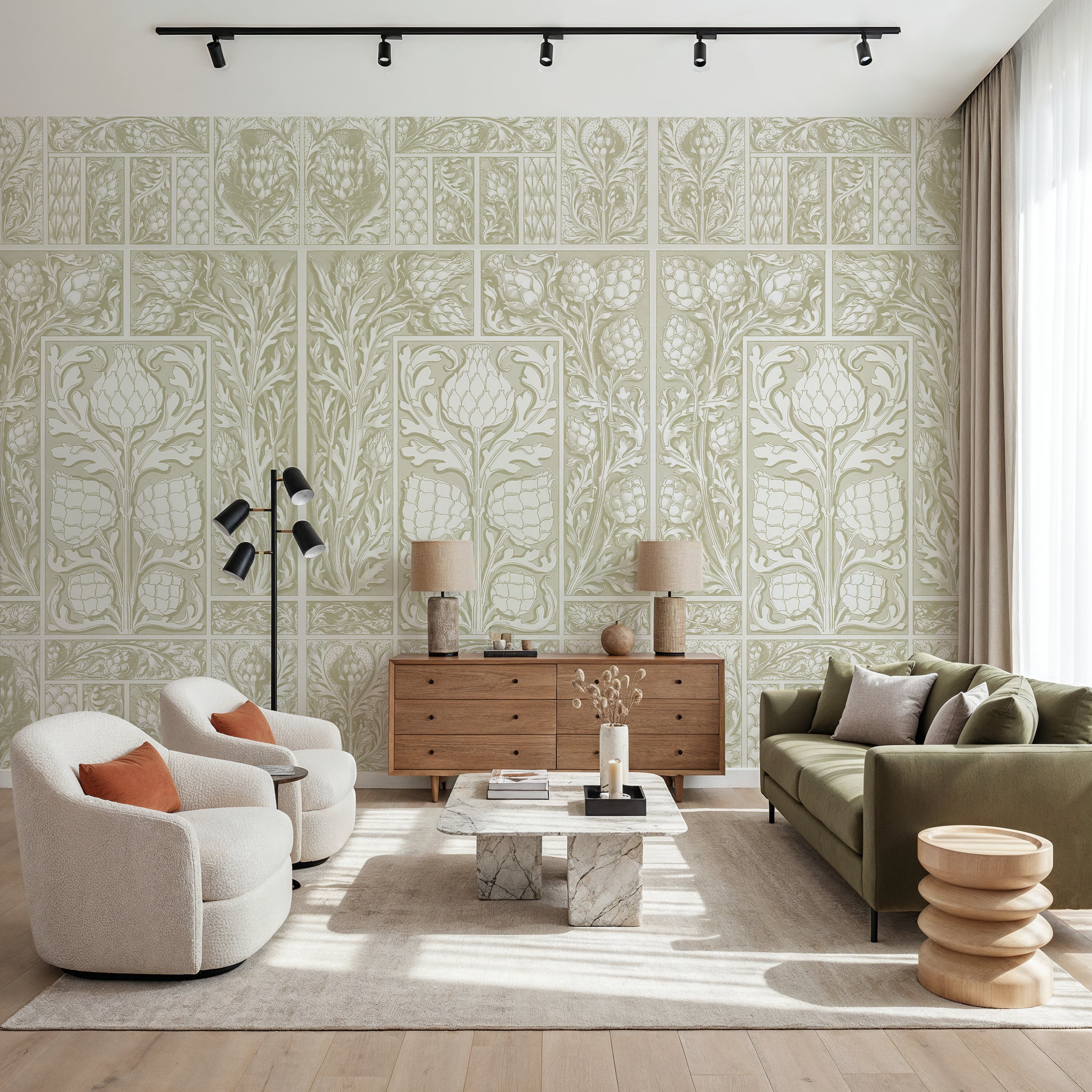 Clear Thistle Wall Happy