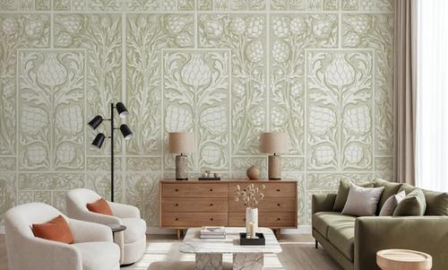 Clear Thistle Wall Happy