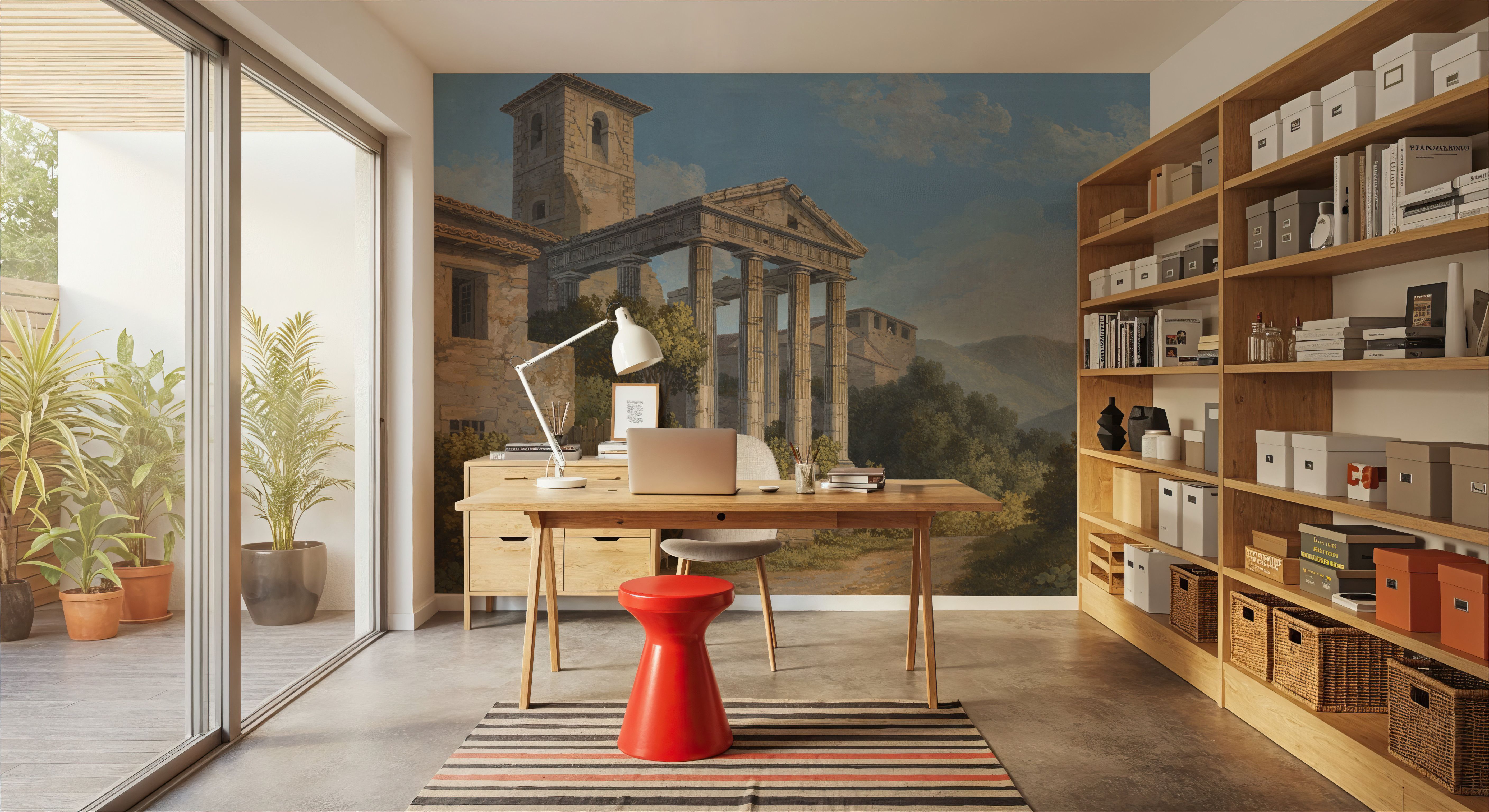 The Temple of Hercules in Cori