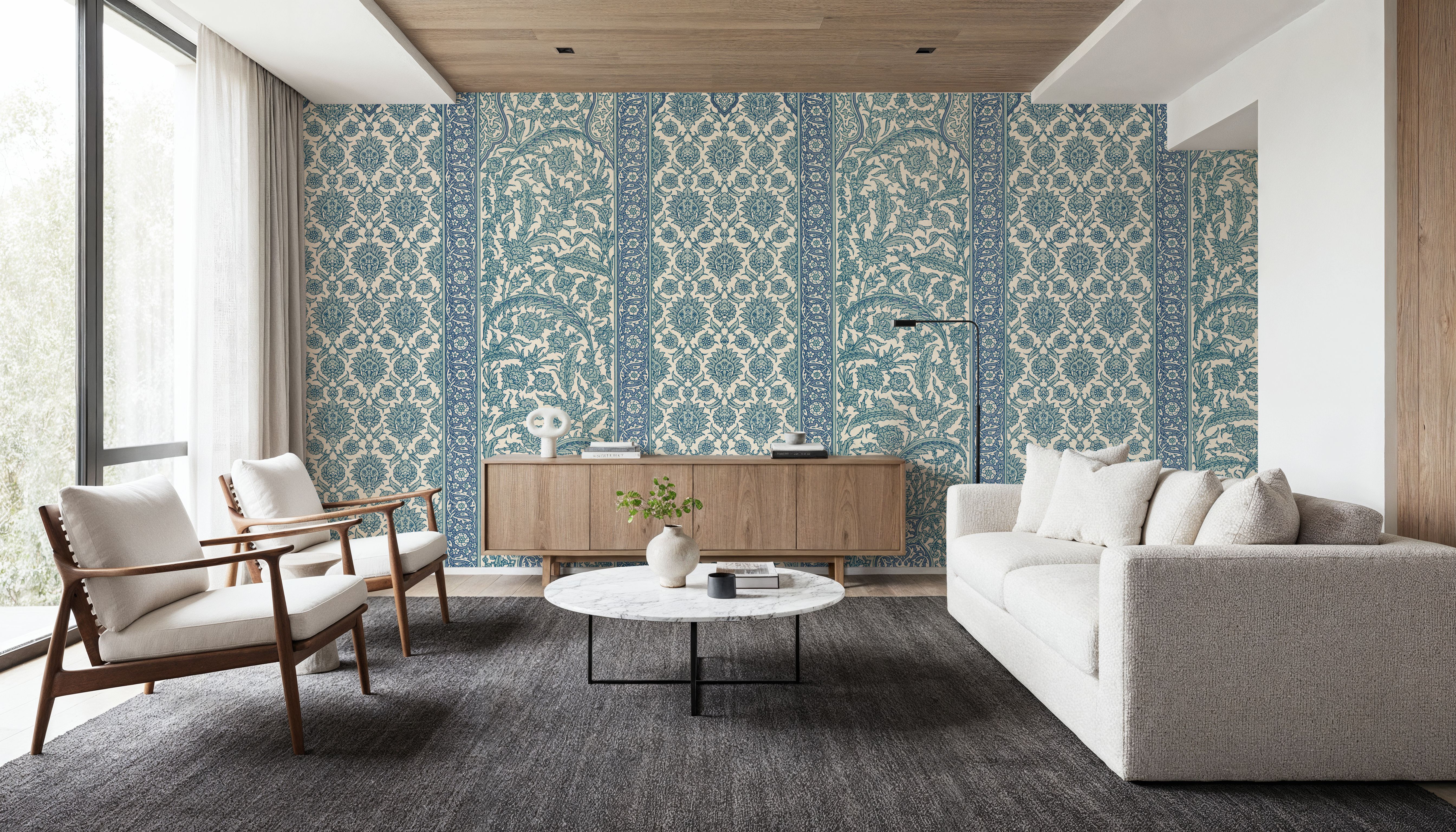 Riad Ornaments, Seafoam