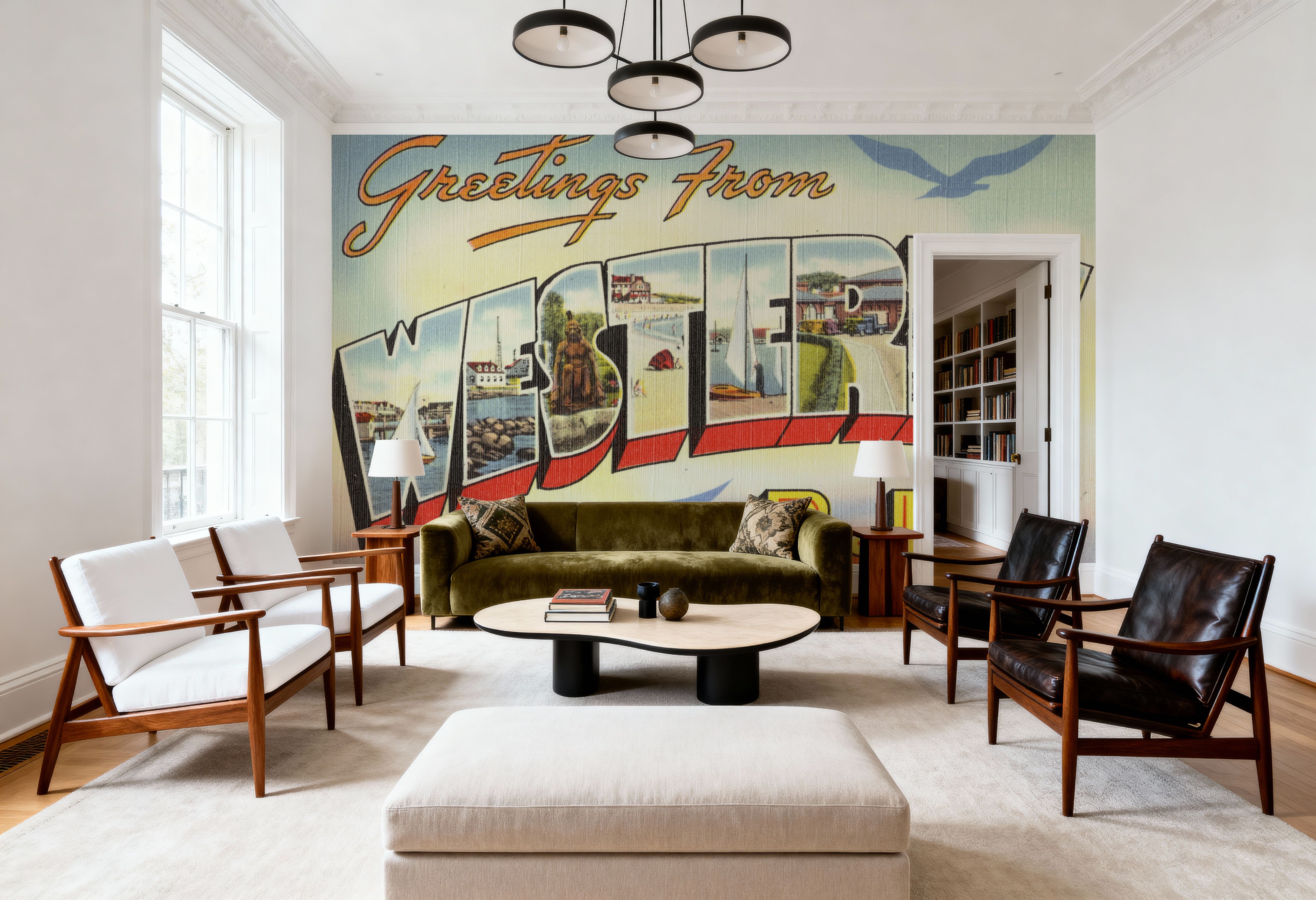 Greetings from Westerly - Screenprint Postcard