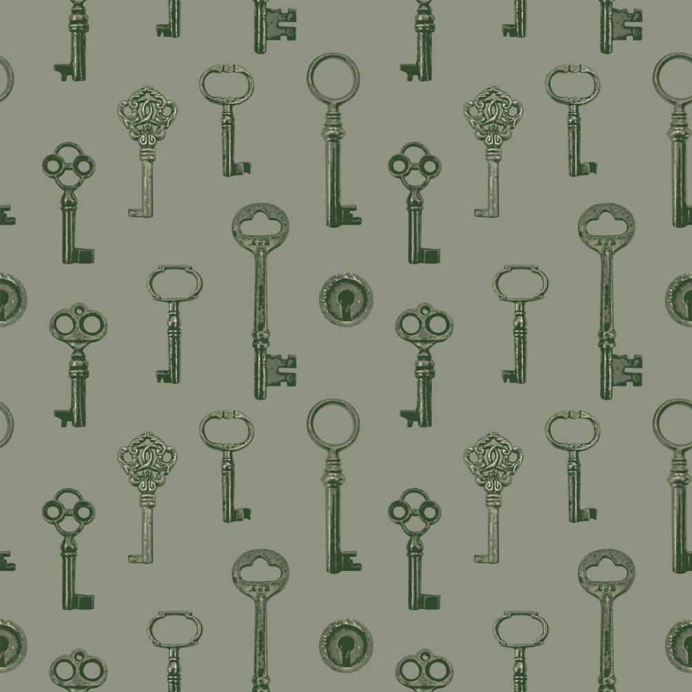 Antique Keys, Light Green