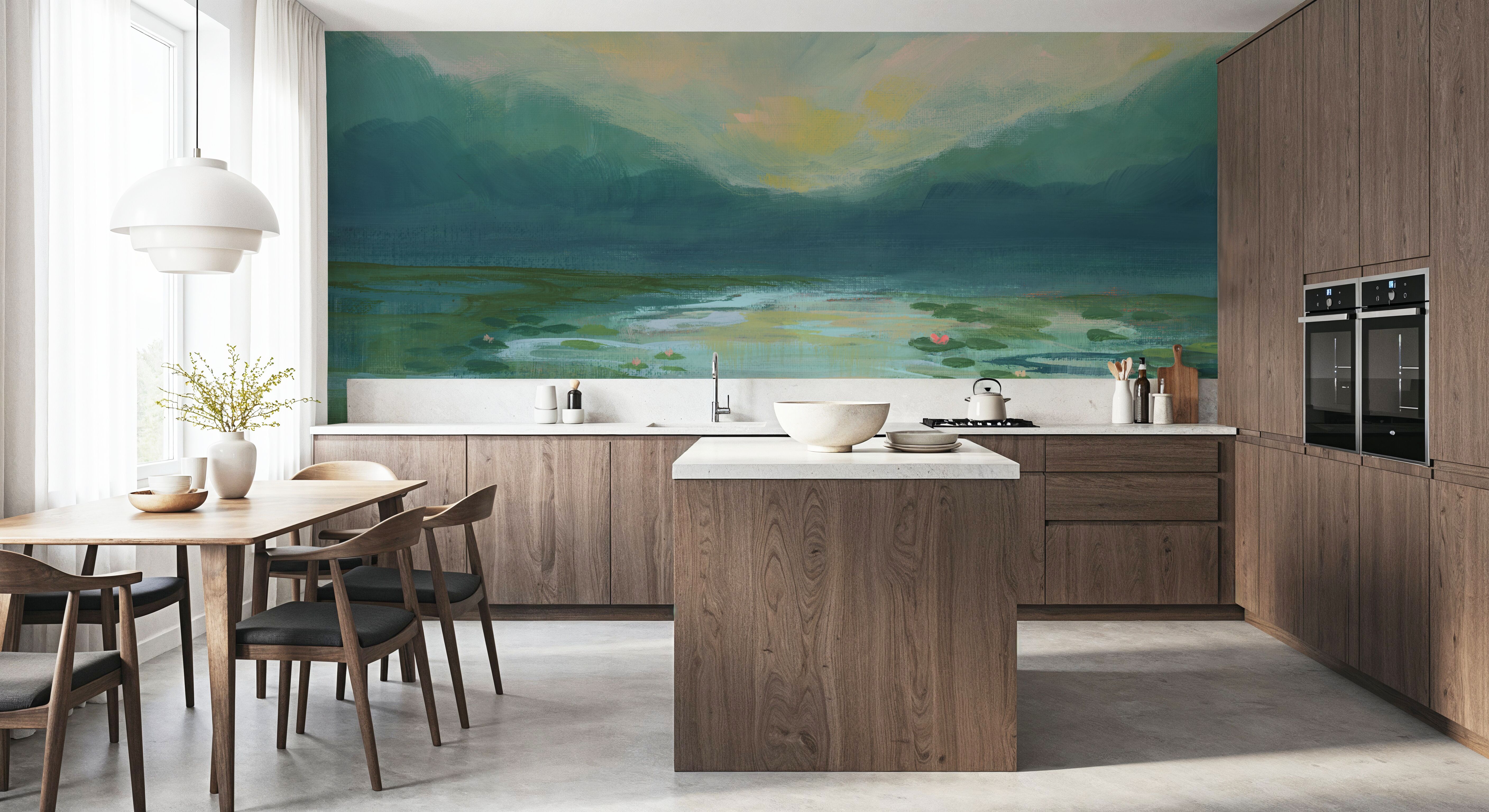 Lily Pad Lagoon, Wallpaper