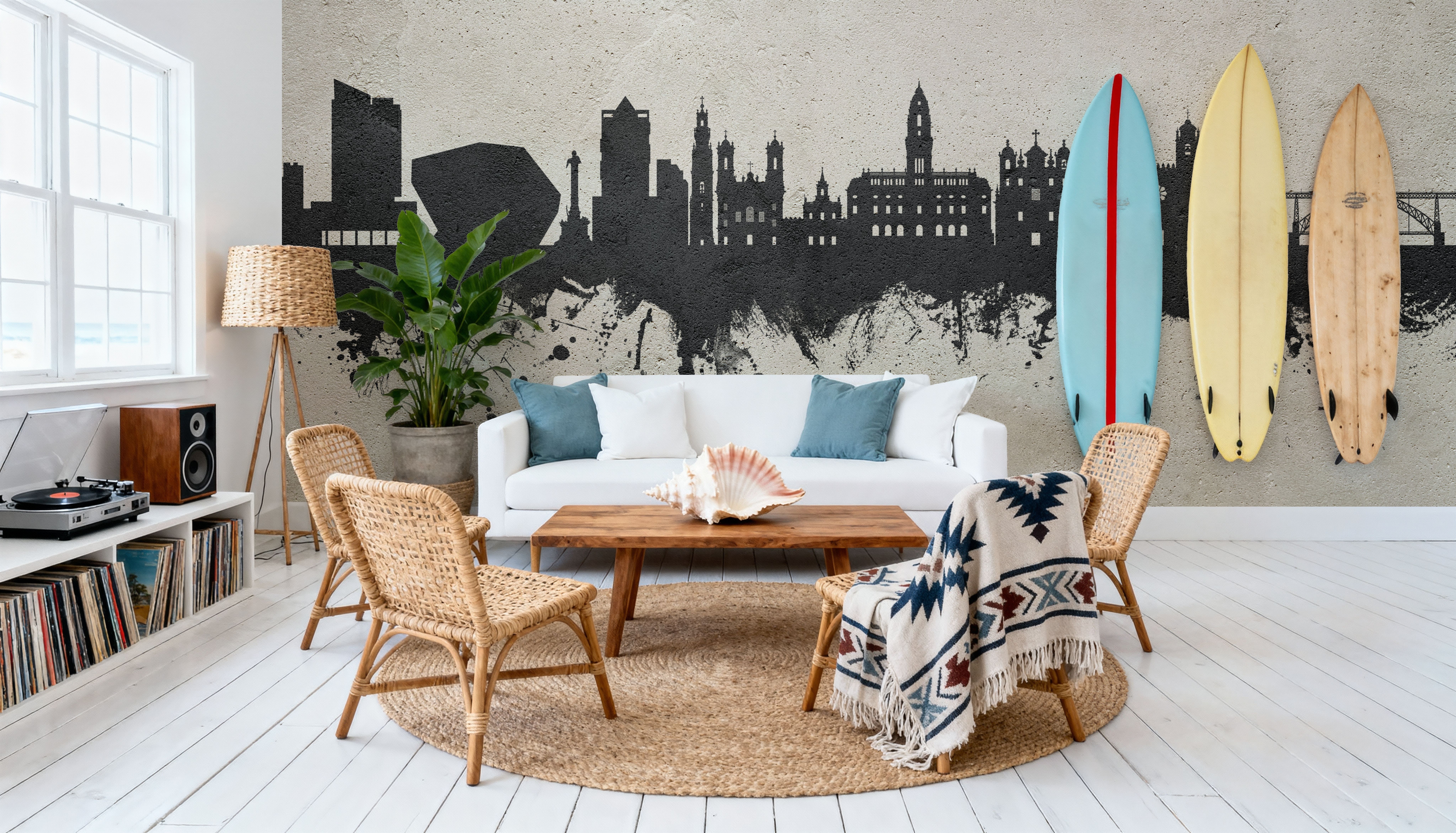 Porto Portugal Skyline Concrete