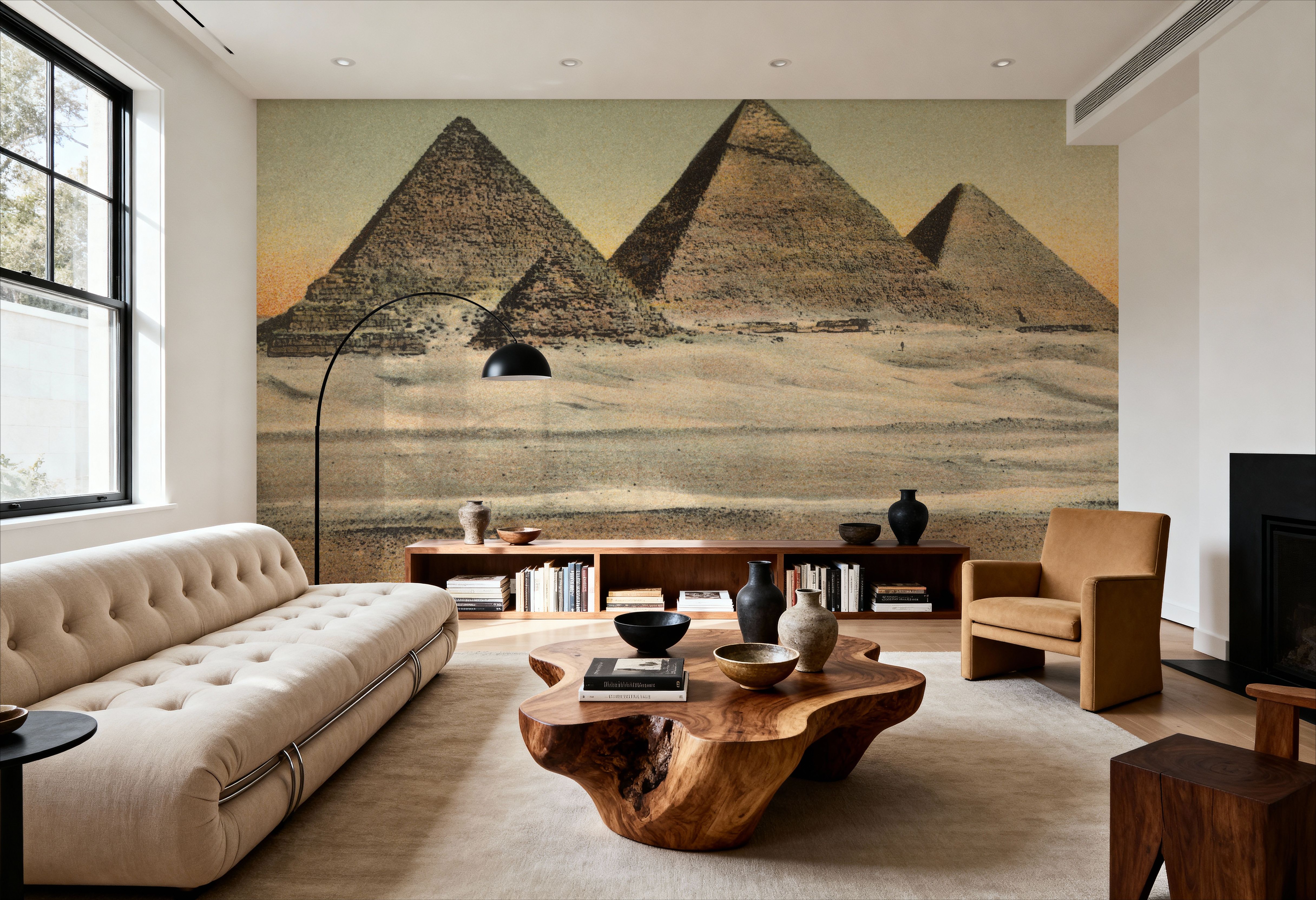 Cairo Pyramids - Screenprint