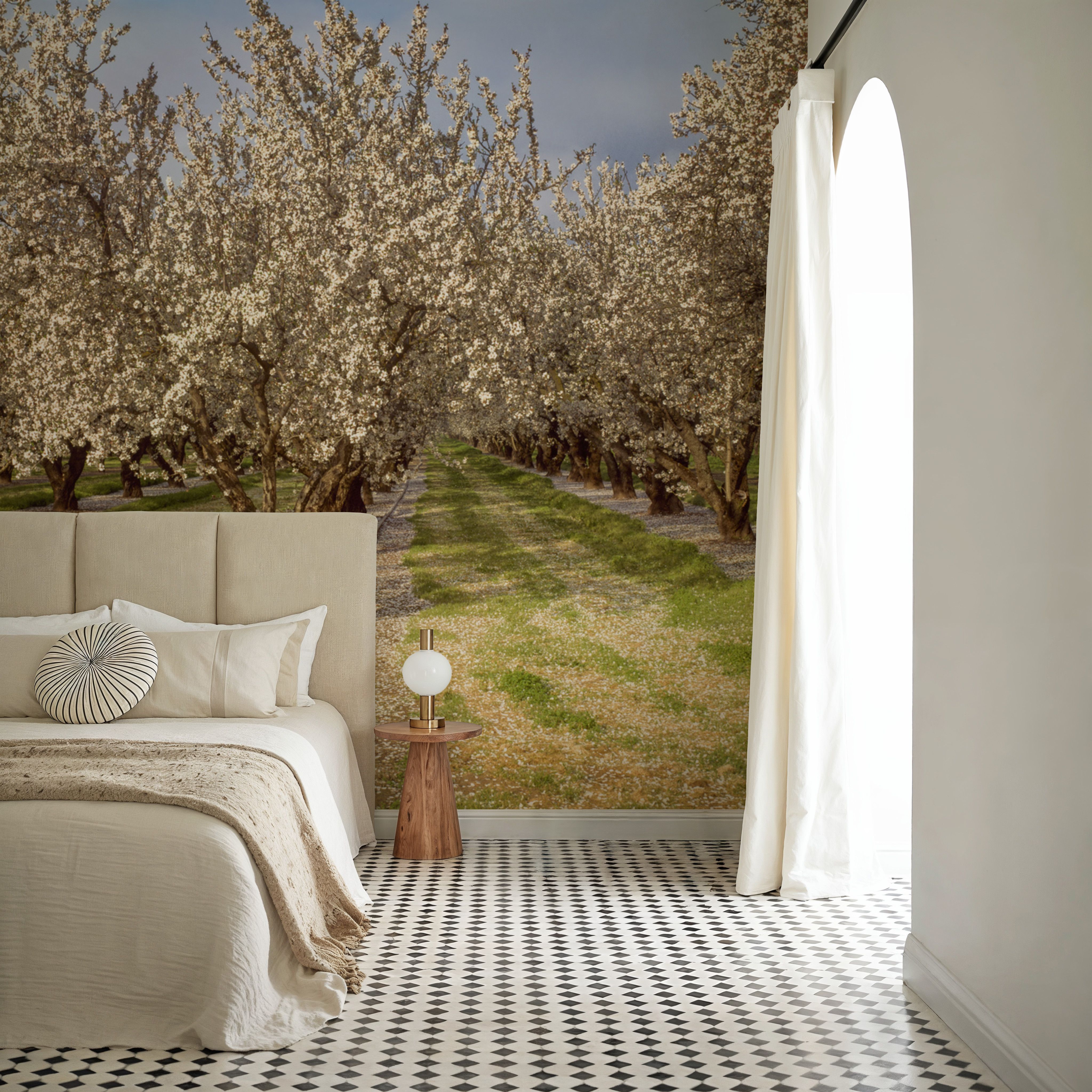 Blooming Almond Grove