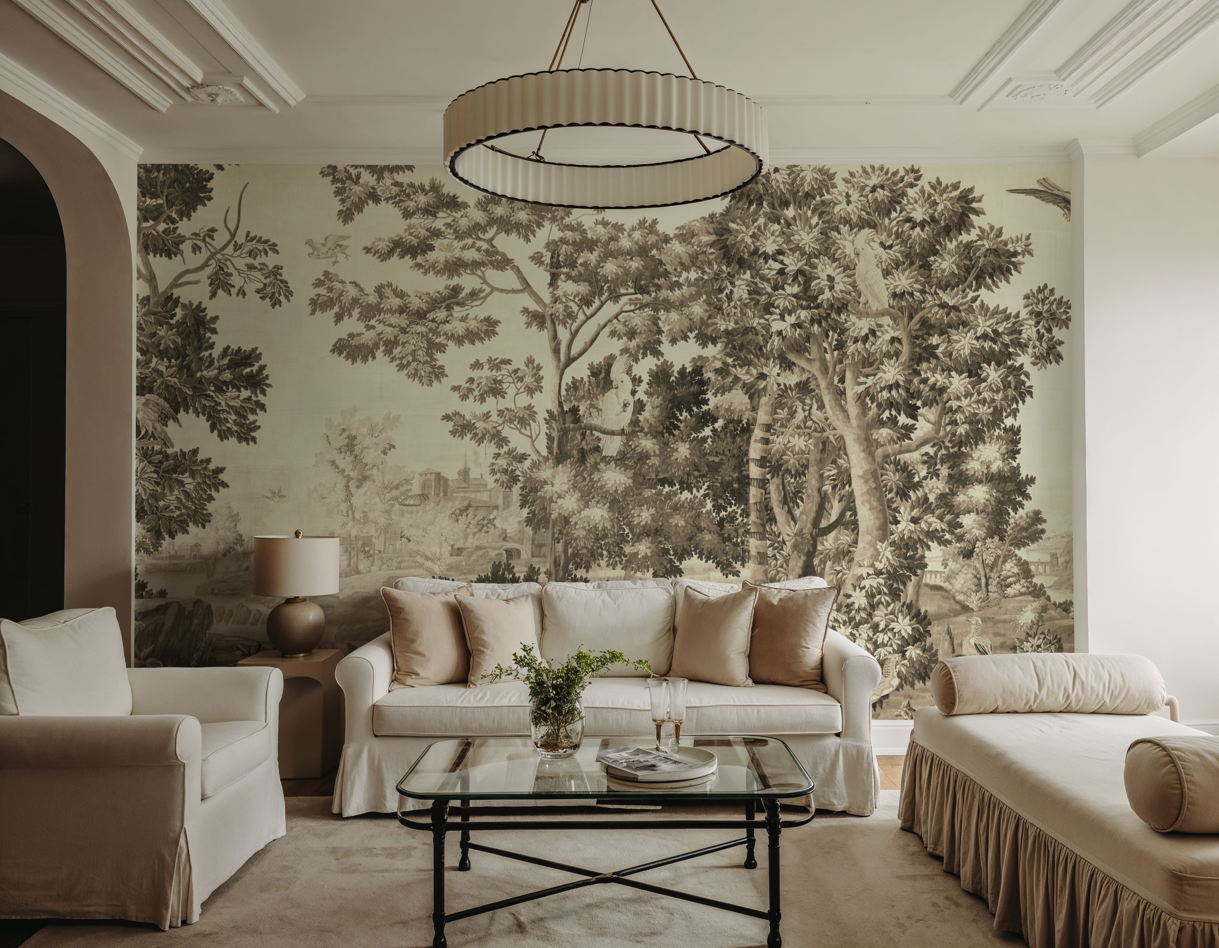 Enchanted Grove Tapestry, Beige