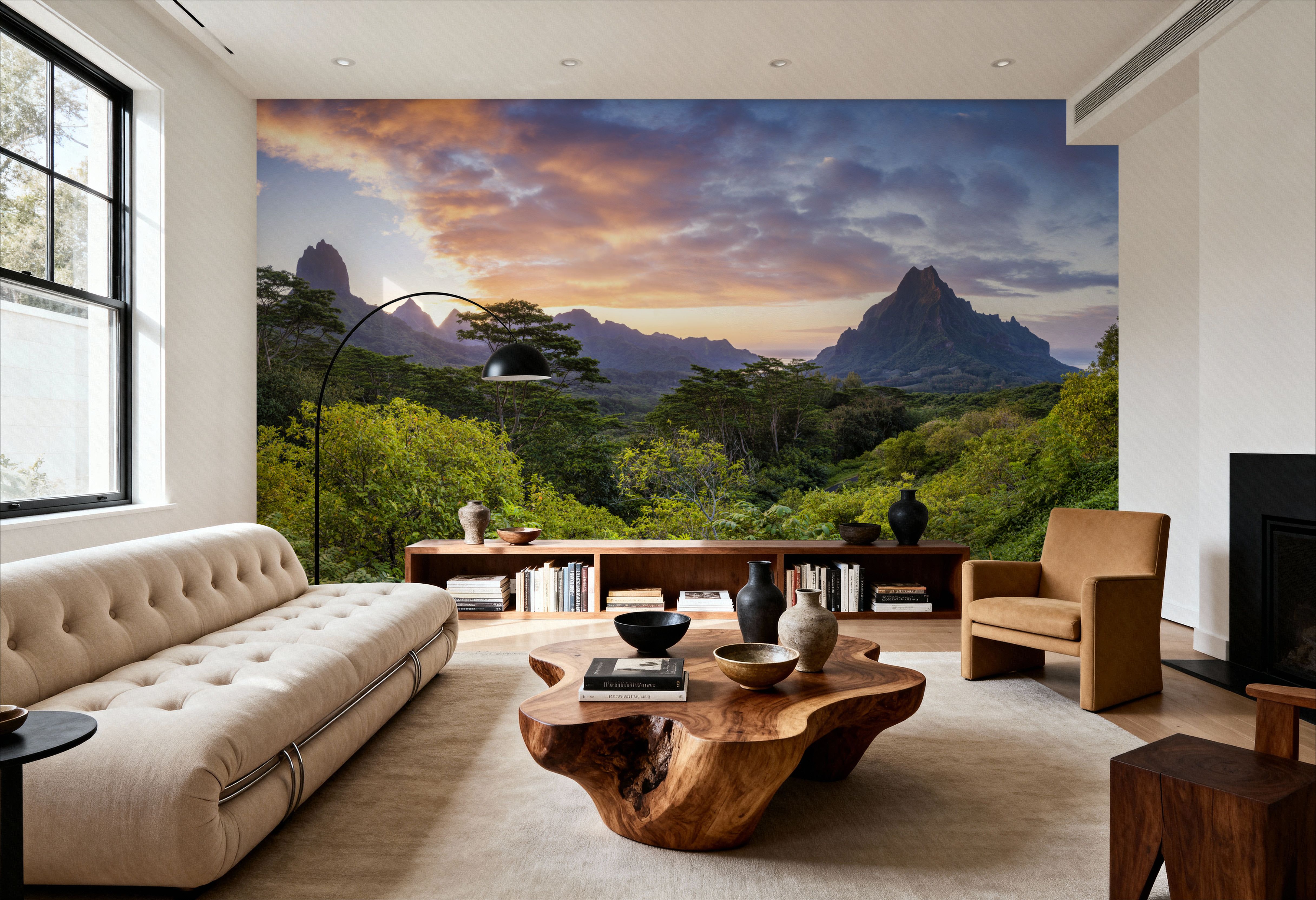 Sunset Over Moorea Island