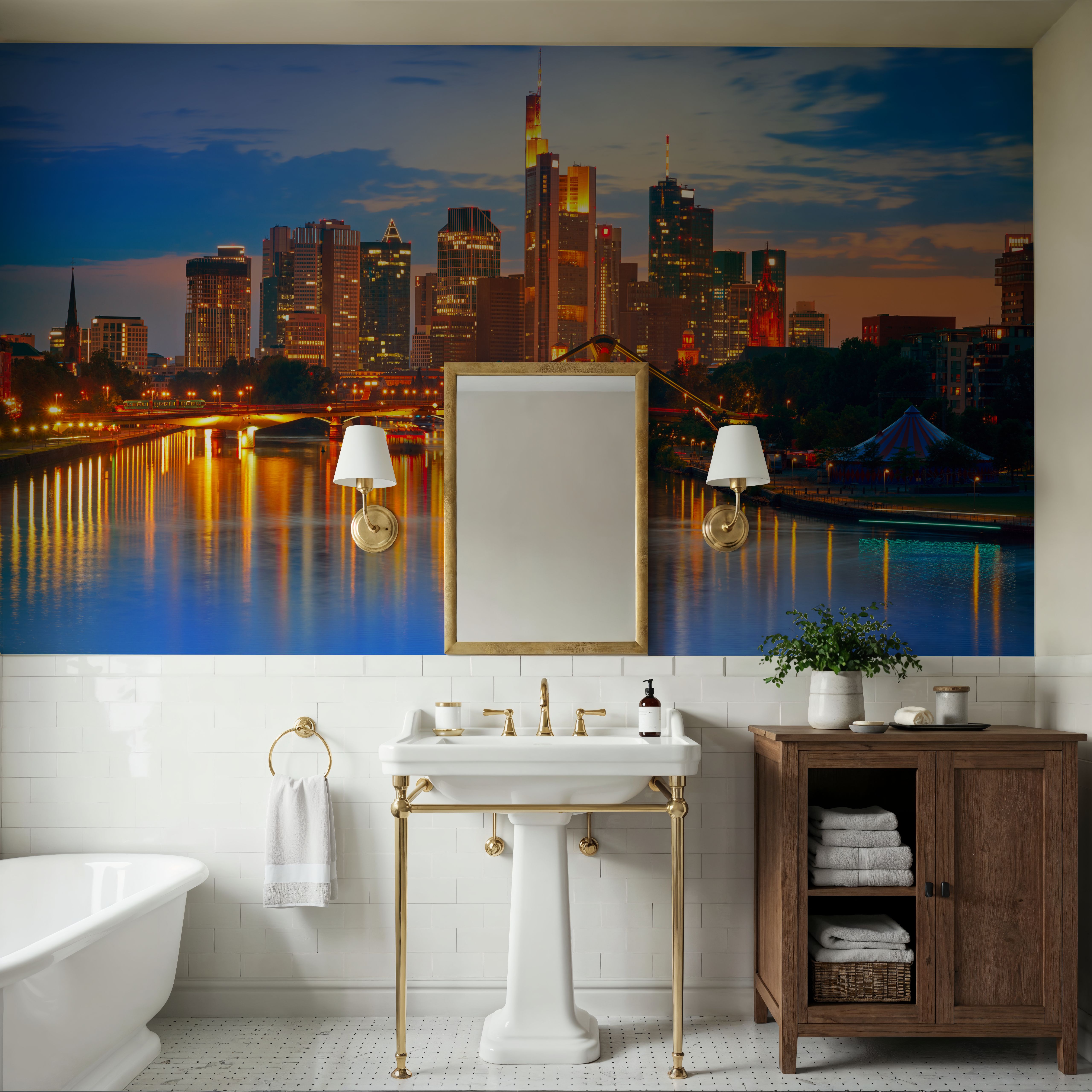 Urban Twilight Reflections