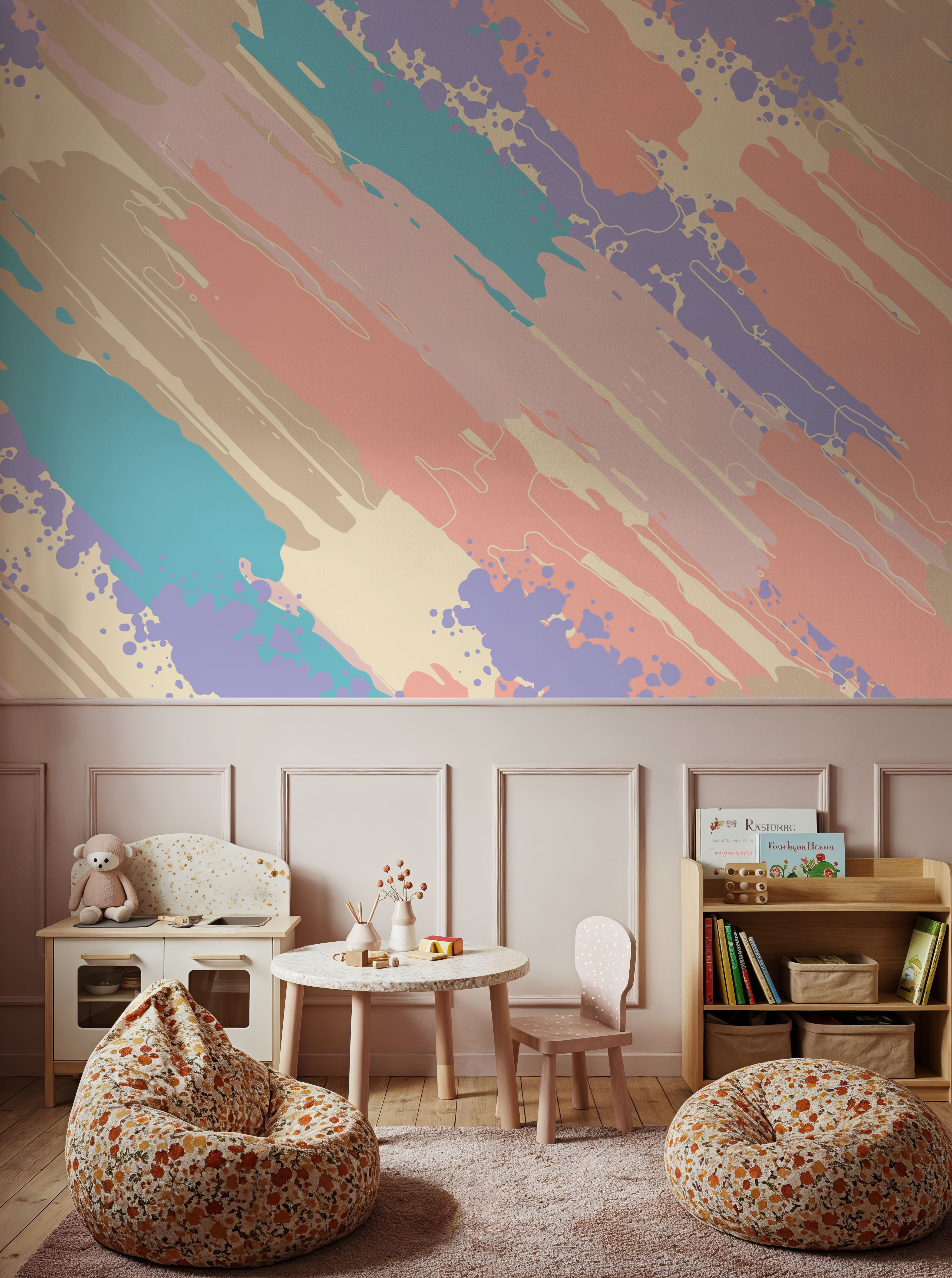 Shape And Splash Diagonal