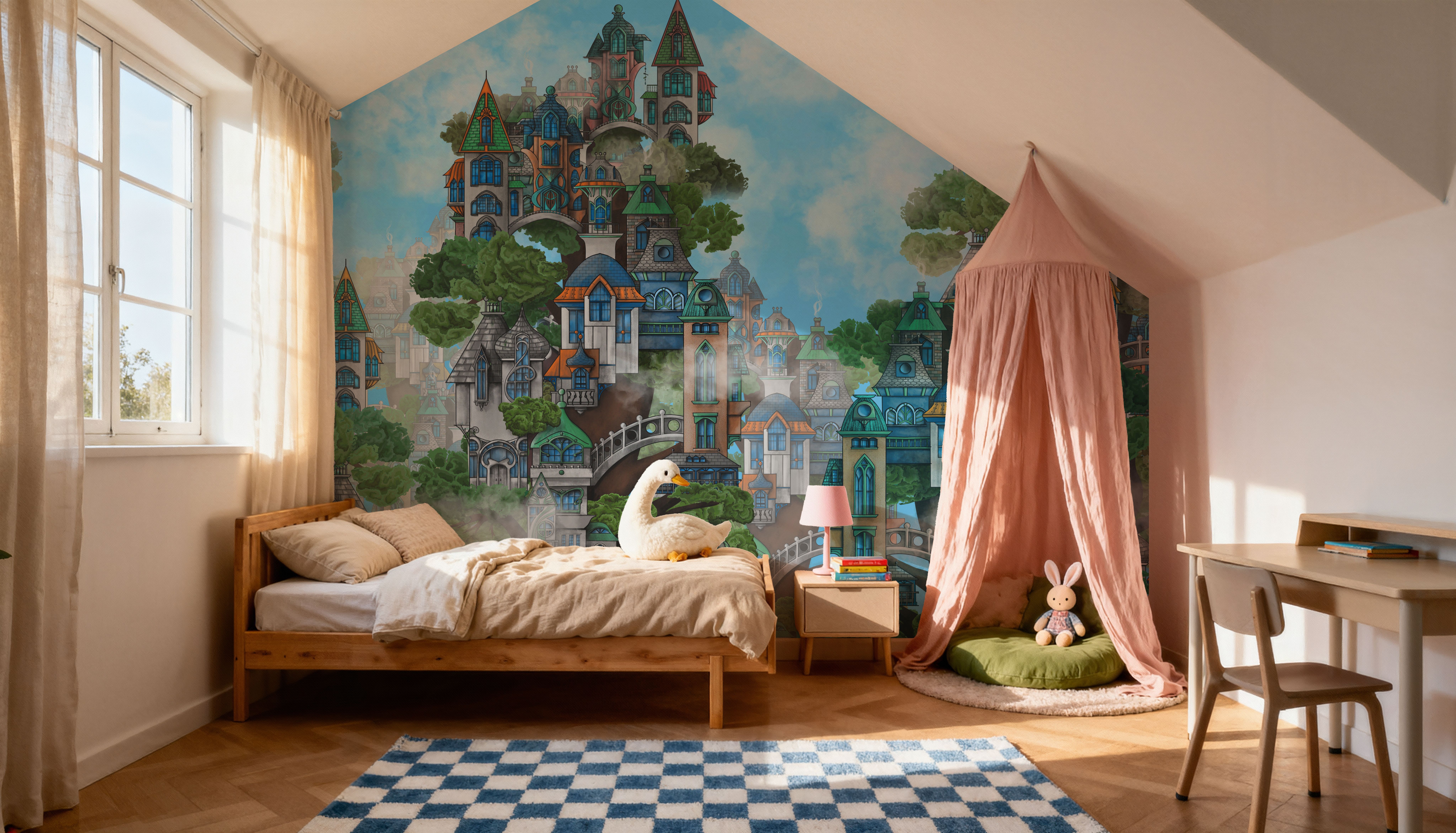 Treehouse Neighborhood Bright