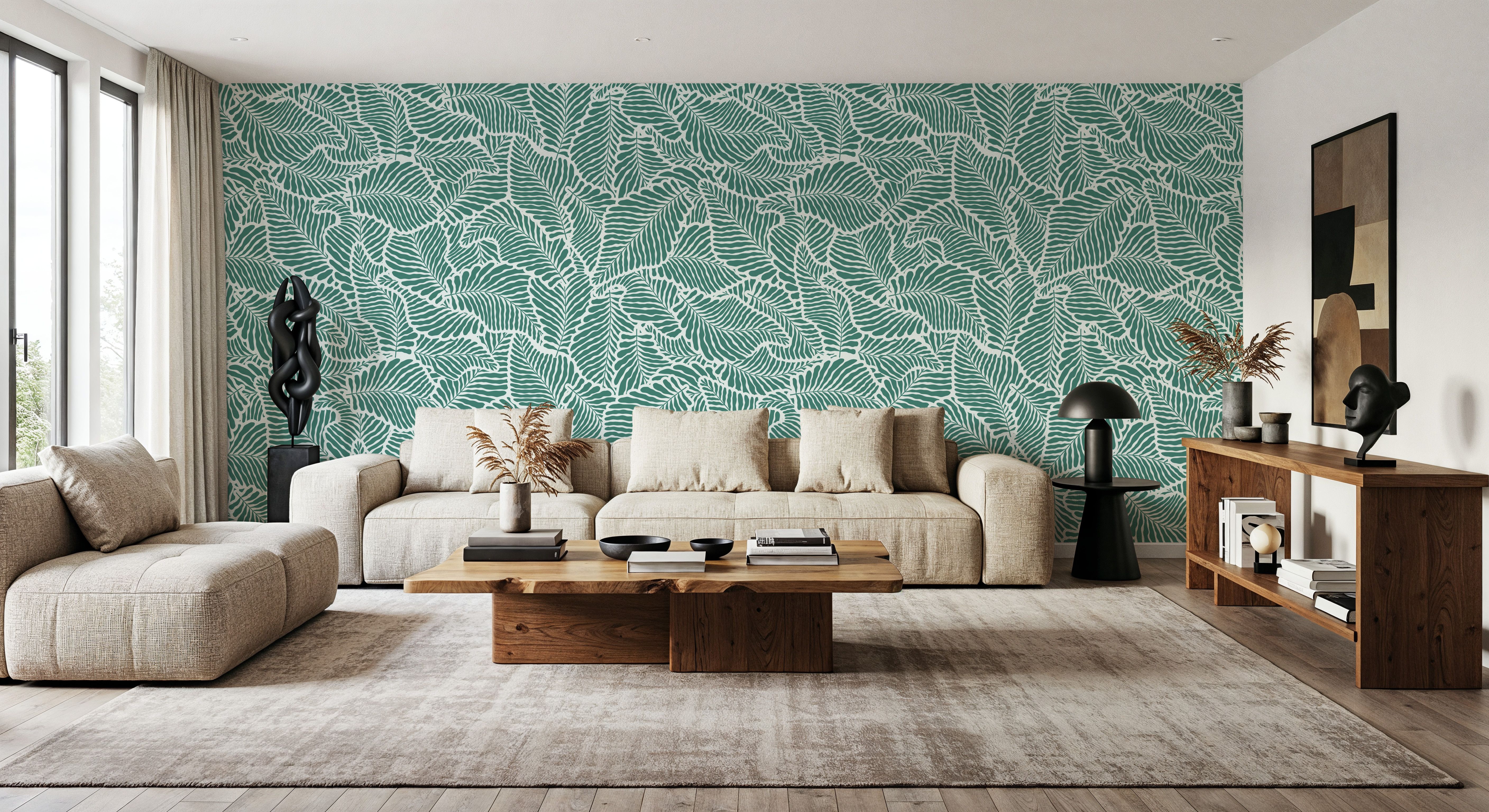 Fern Cut-Outs Pattern, Fresh Evergreen