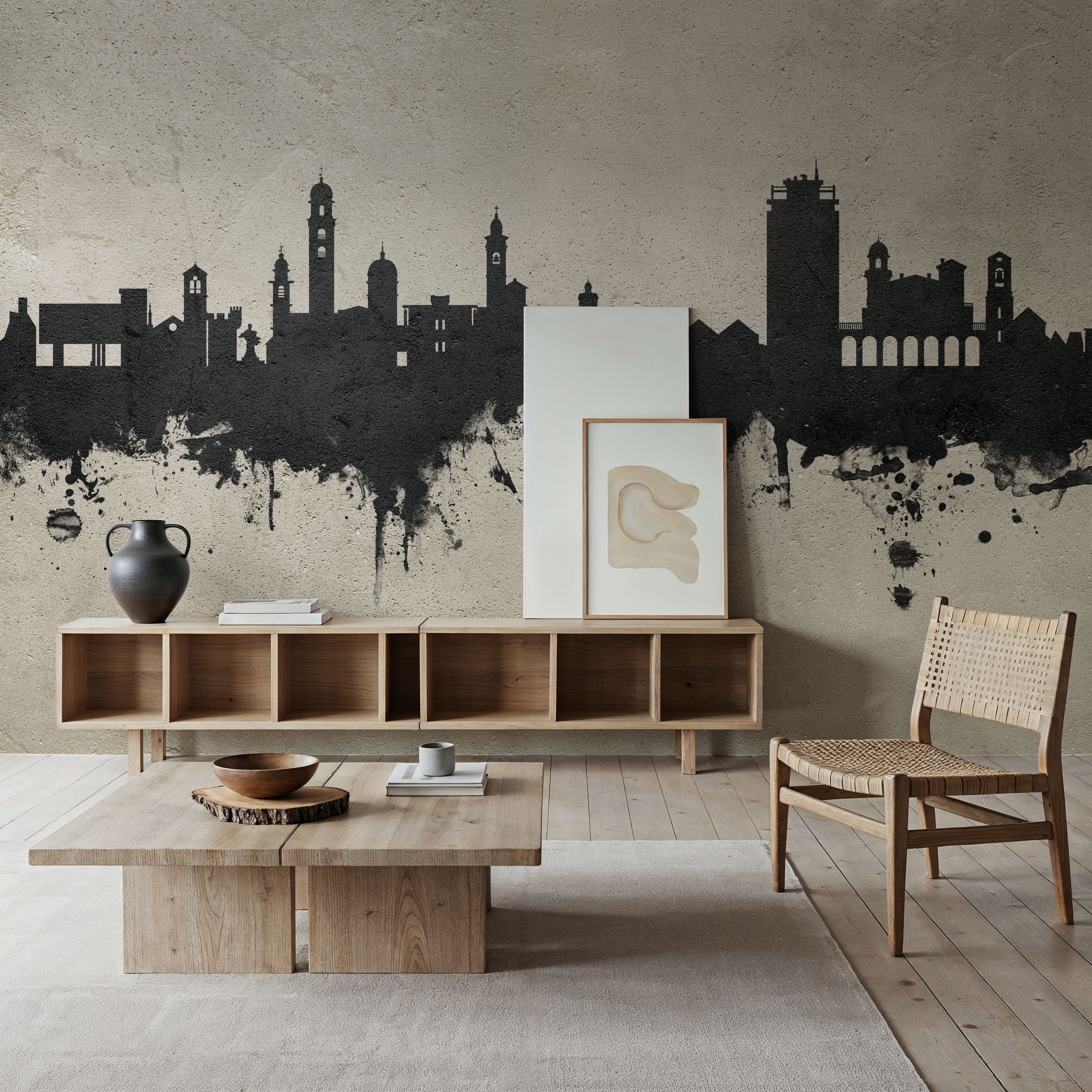 Lugano Switzerland Skyline Concrete