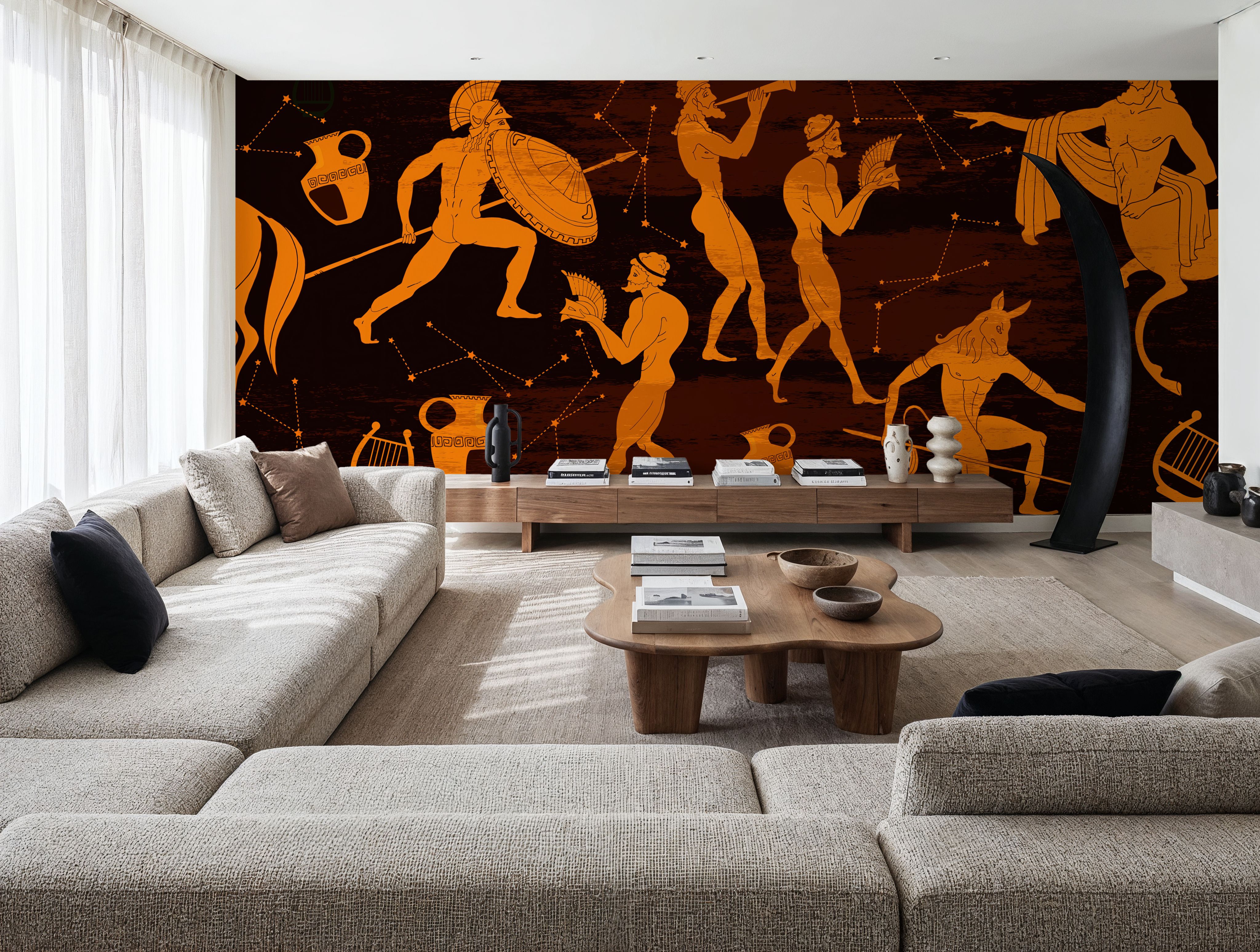 Ancient Greek Mythology Scene