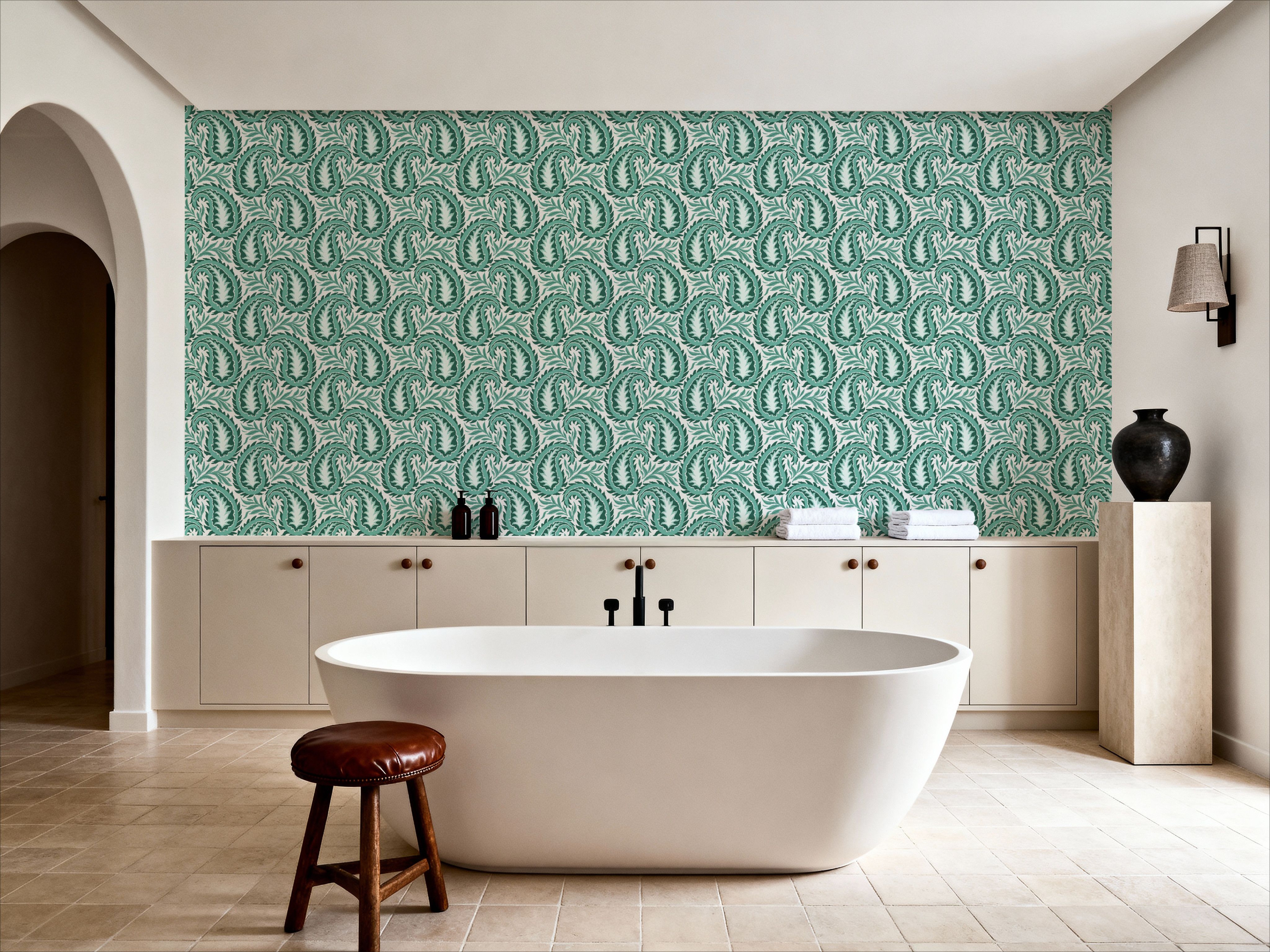 Botanical Paisley, Turqouise