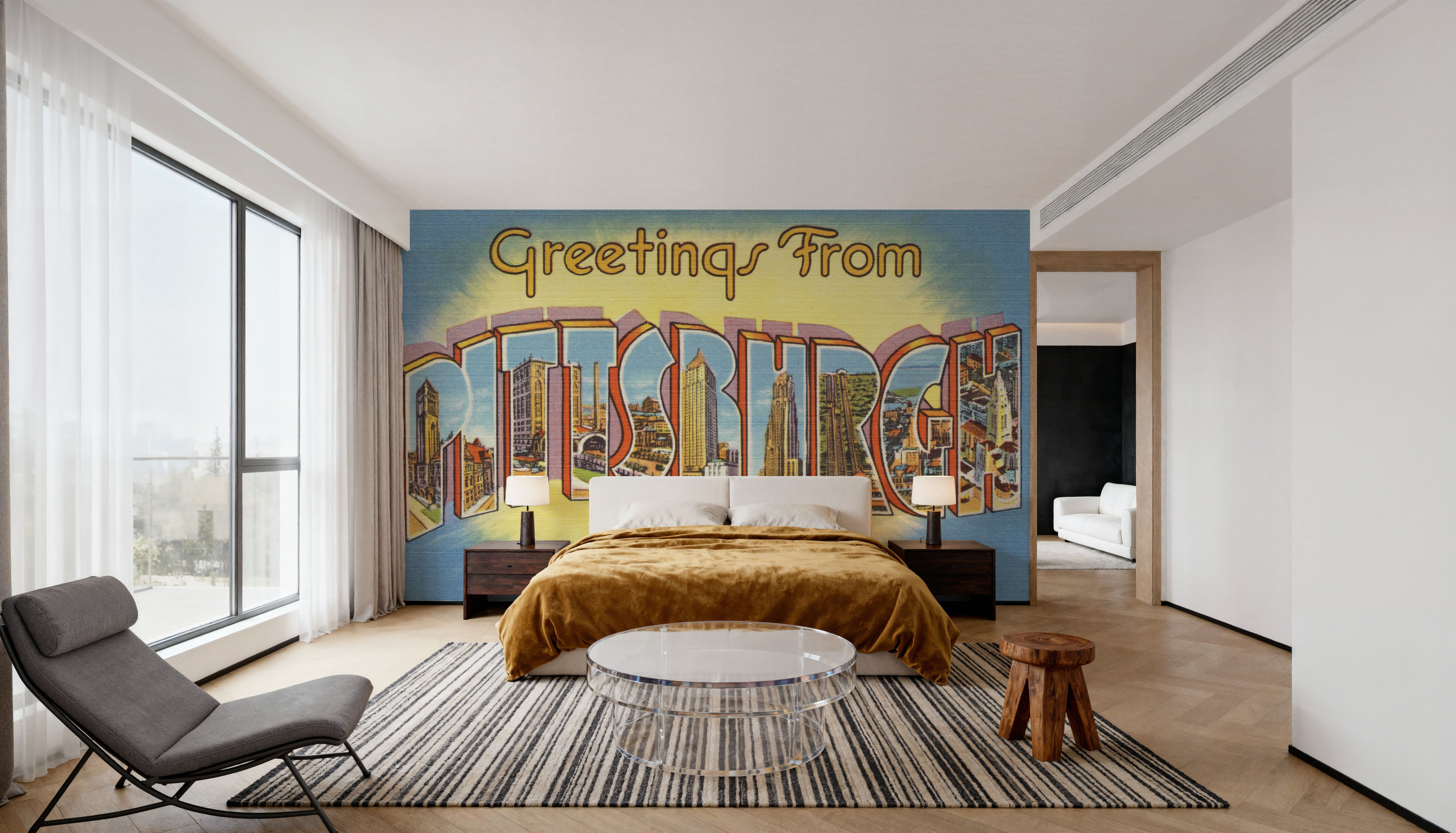 Greetings from Pittsburgh - Screenprint Postcard