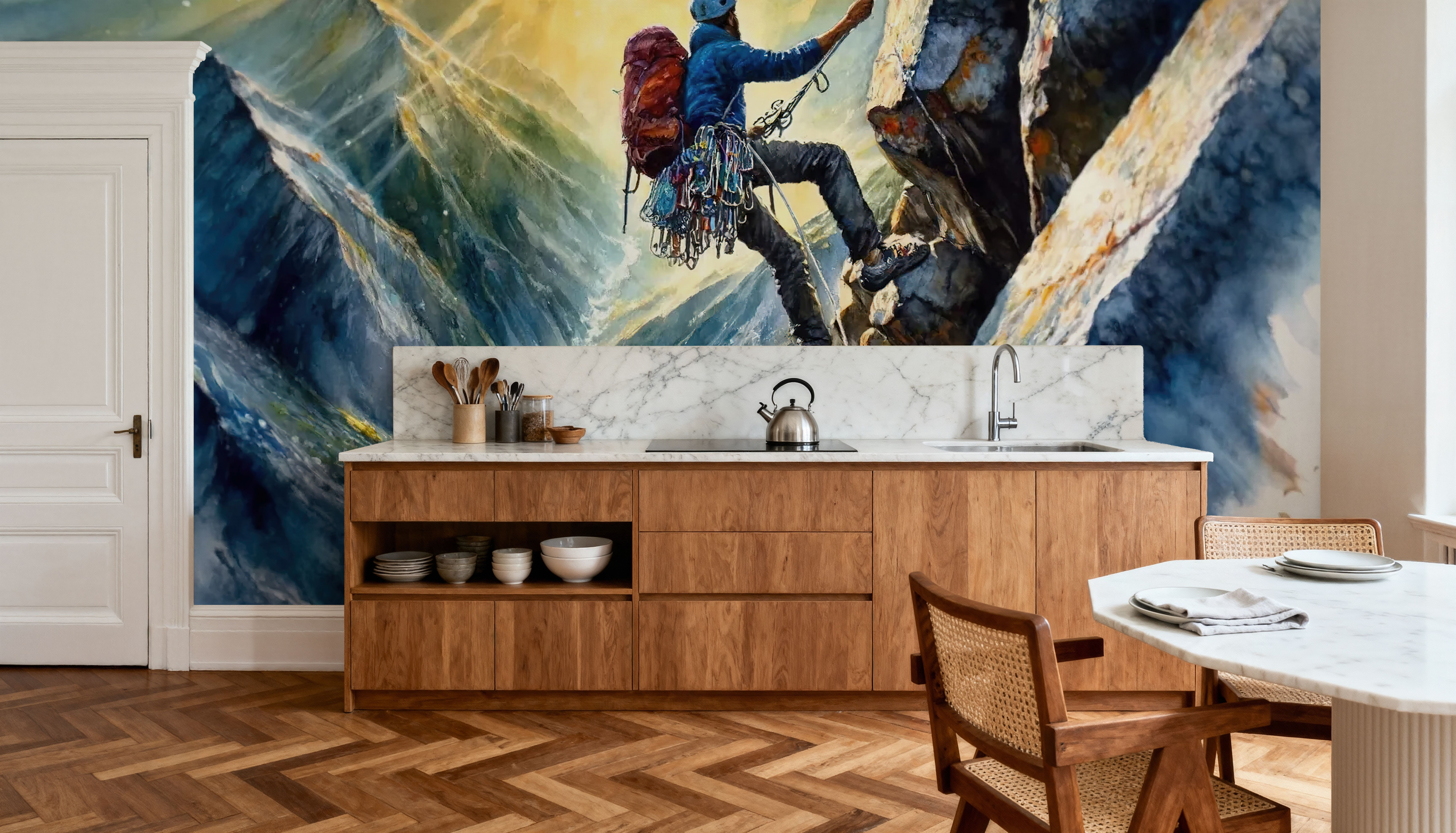 The Climber's Dance with Nature